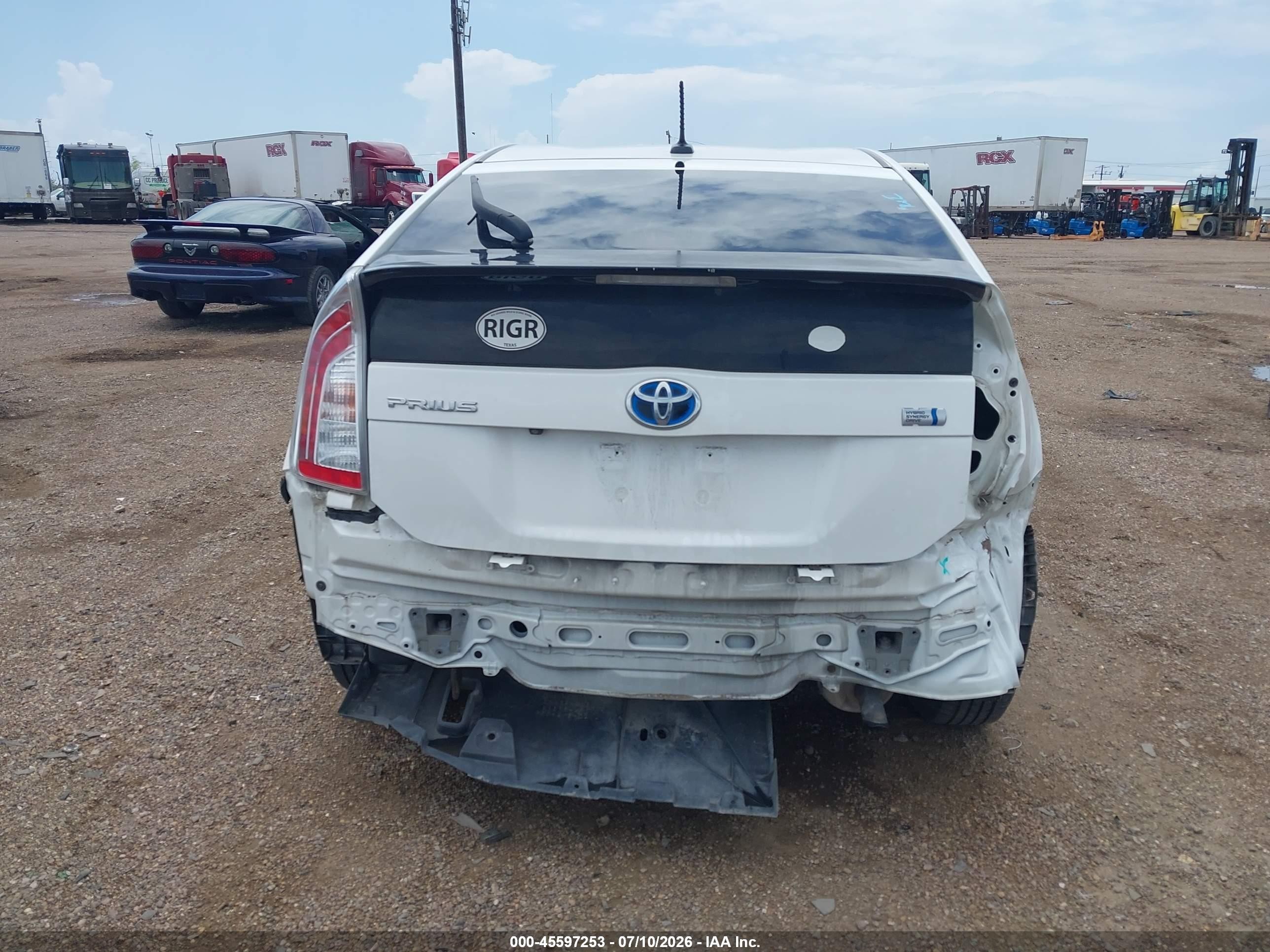 2014 Toyota Prius Four Белый vin: JTDKN3DU6E1739352