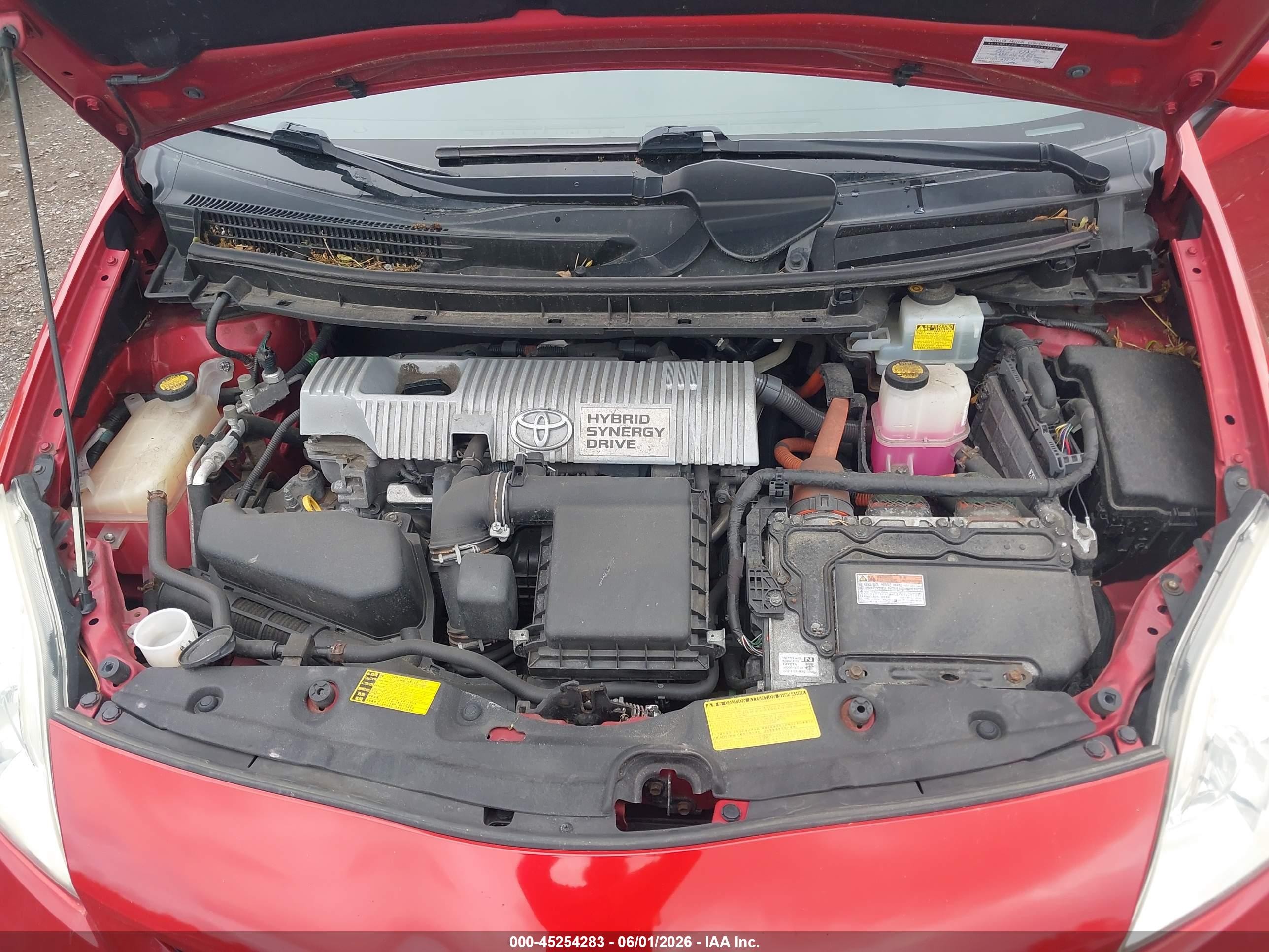 2014 Toyota Prius Three Red vin: JTDKN3DU6E1752070