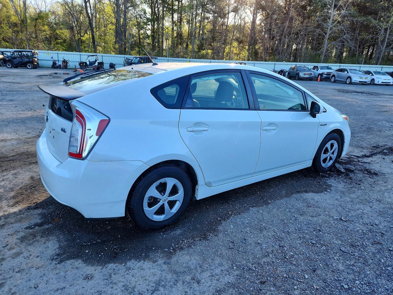 2014 Toyota Prius Two White vin: JTDKN3DU6E1752621