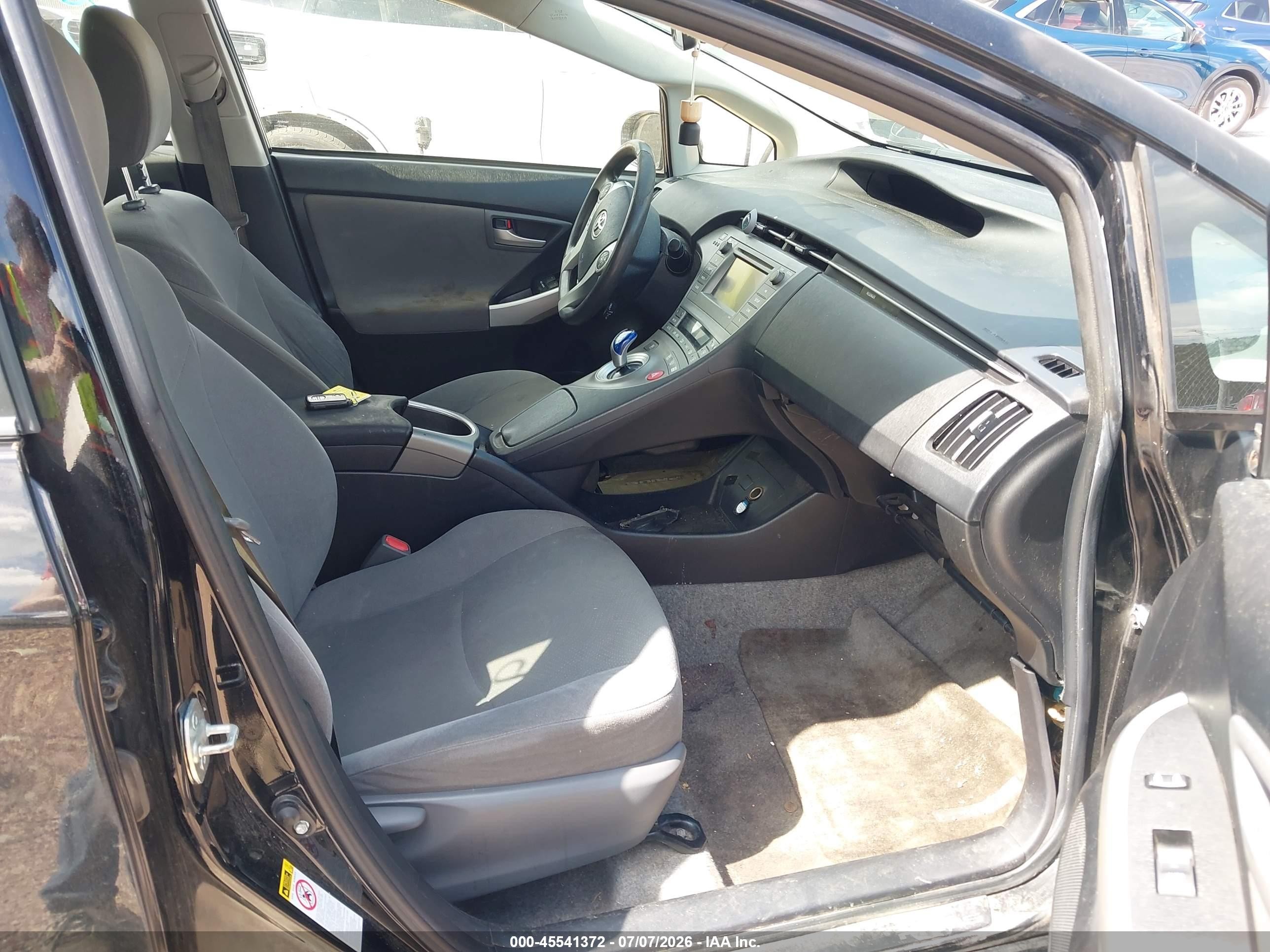 2014 Toyota Prius Two Black vin: JTDKN3DU6E1767149