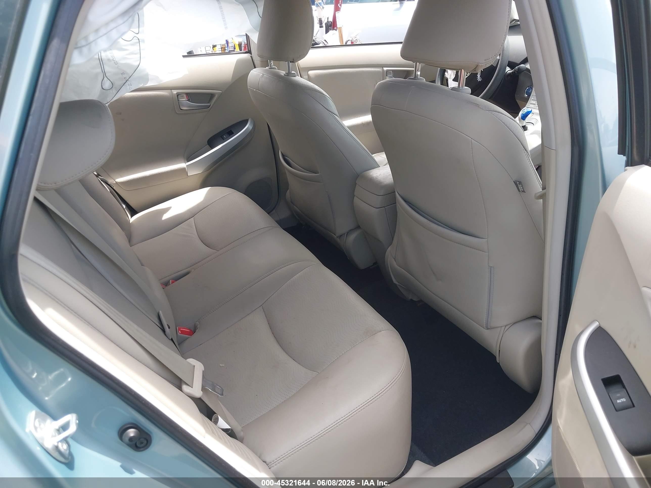 2014 Toyota Prius Light Blue vin: JTDKN3DU6E1767524