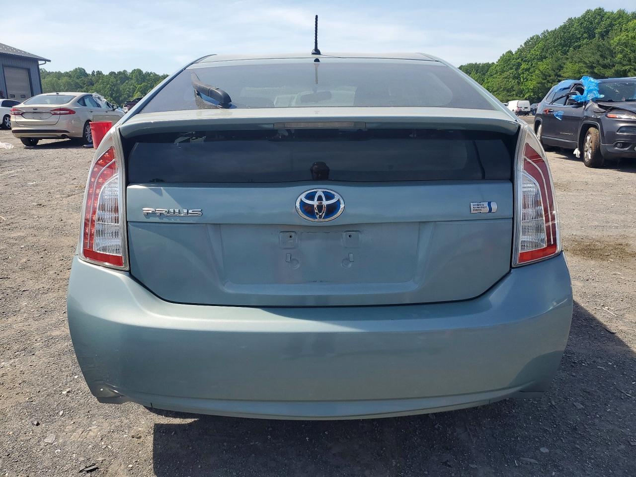 2014 Toyota Prius Two Turquoise vin: JTDKN3DU6E1772075