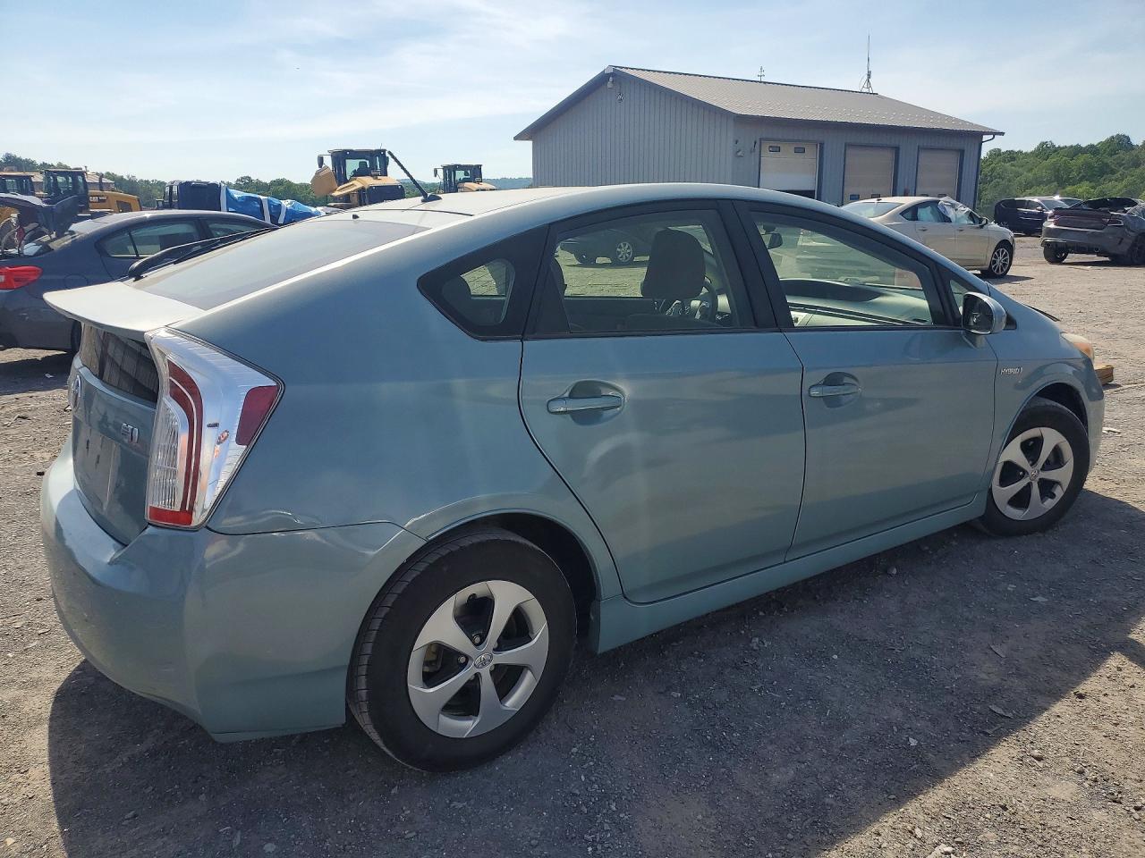 2014 Toyota Prius Two Turquoise vin: JTDKN3DU6E1772075