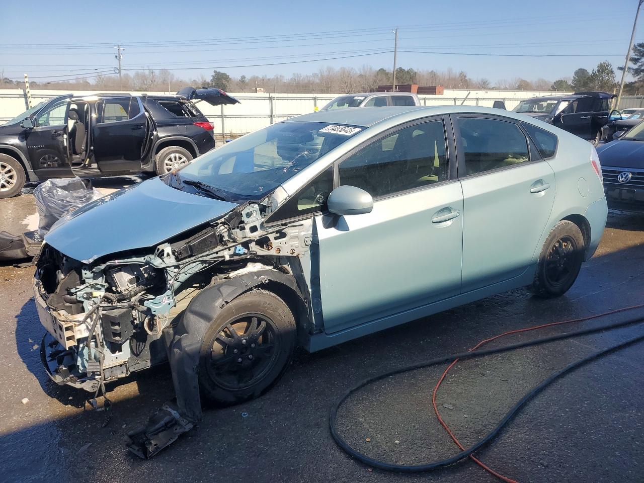 2014 Toyota Prius Two Turquoise vin: JTDKN3DU6E1780645