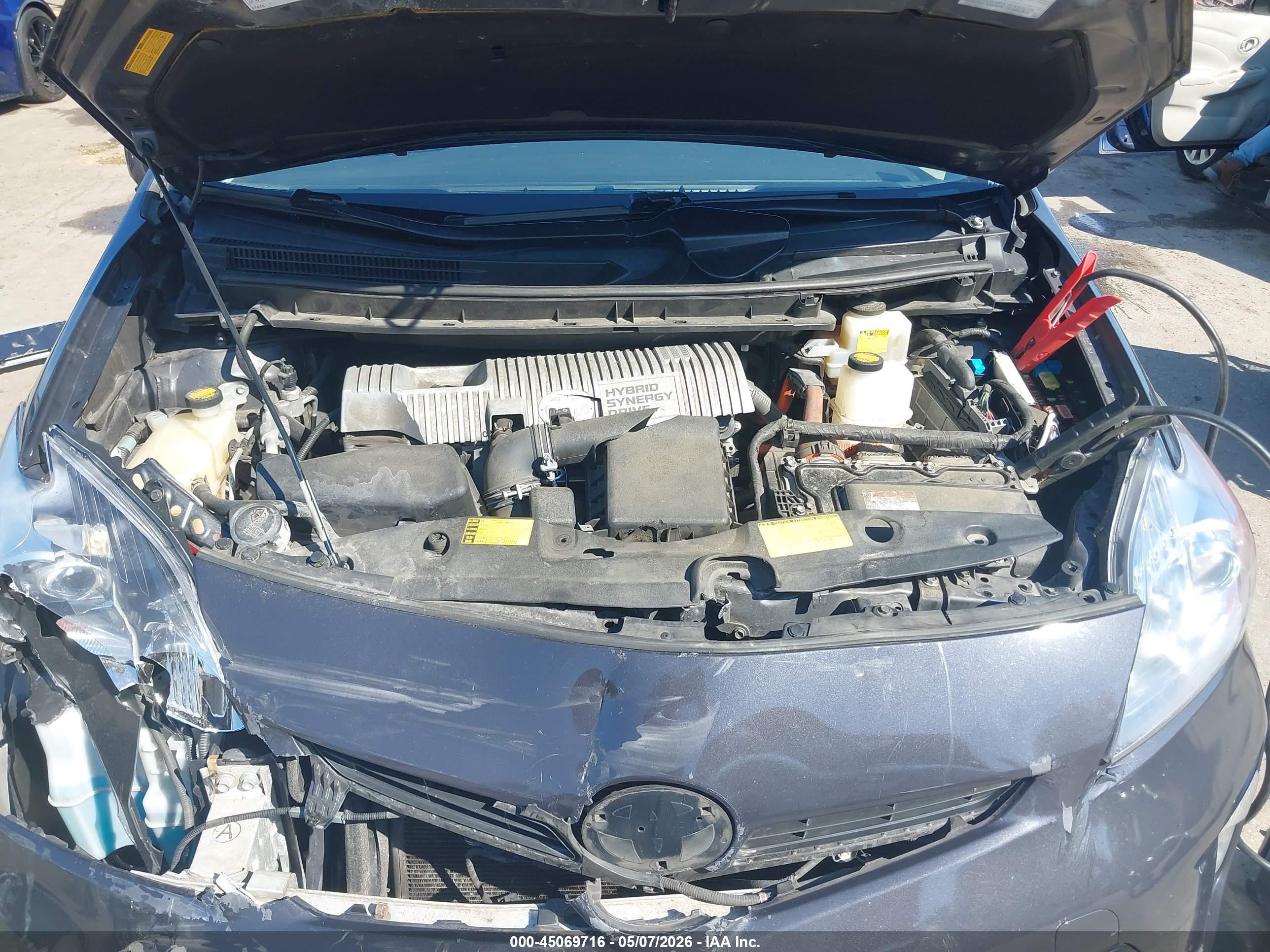 2014 Toyota Prius Two Gray vin: JTDKN3DU6E1783710