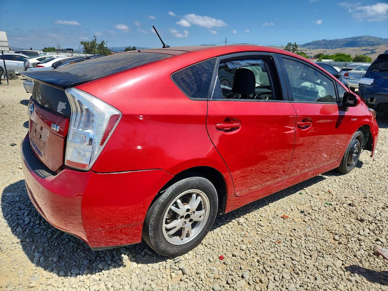 2014 Toyota Prius Two Red vin: JTDKN3DU6E1784632
