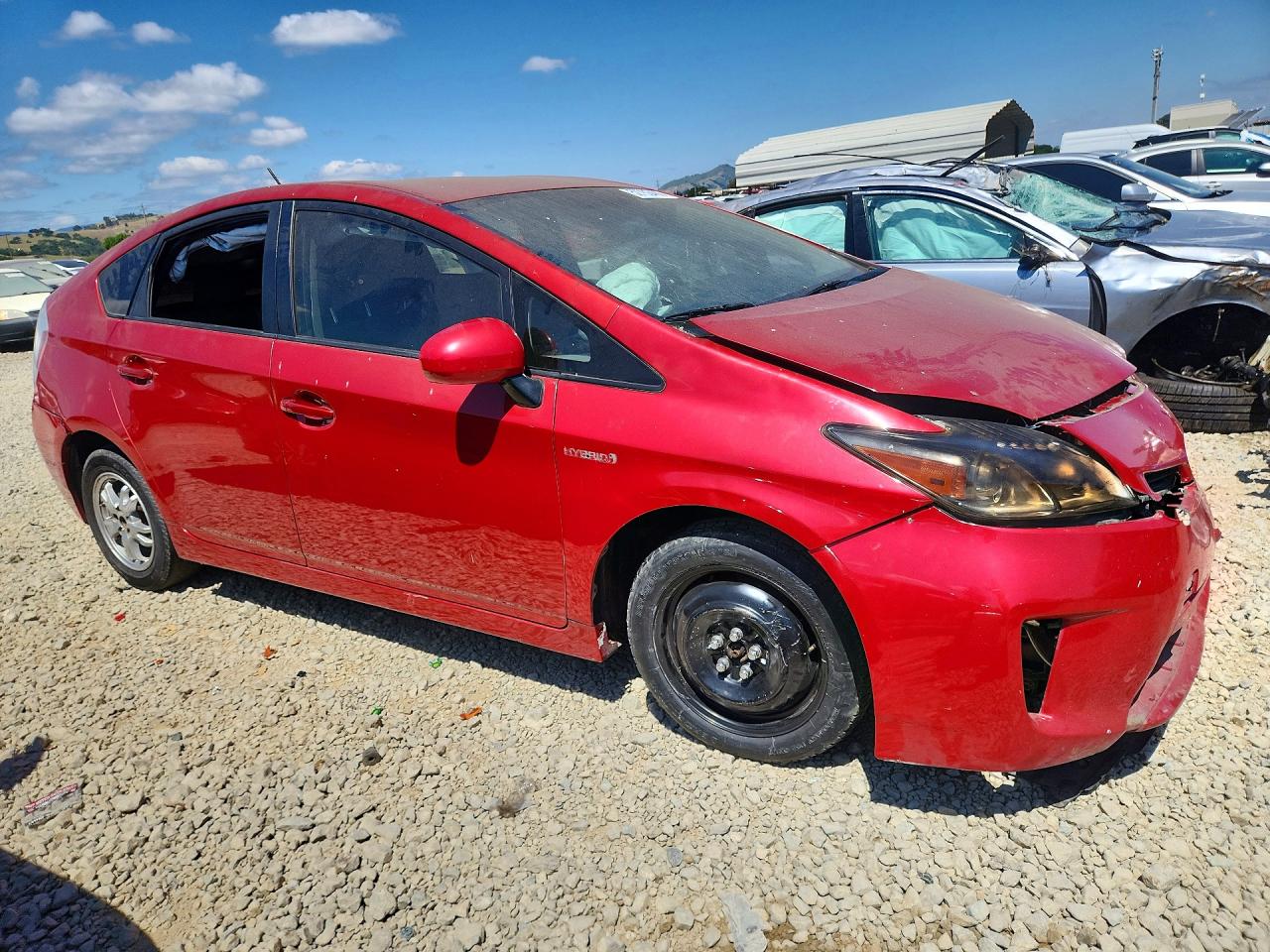 2014 Toyota Prius Two Red vin: JTDKN3DU6E1784632