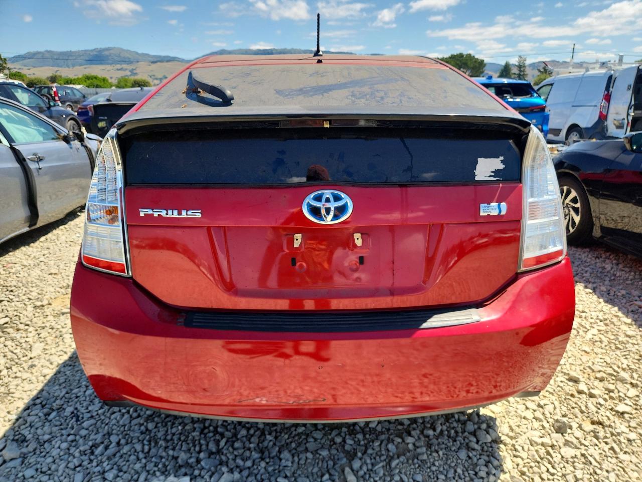 2014 Toyota Prius Two Red vin: JTDKN3DU6E1784632