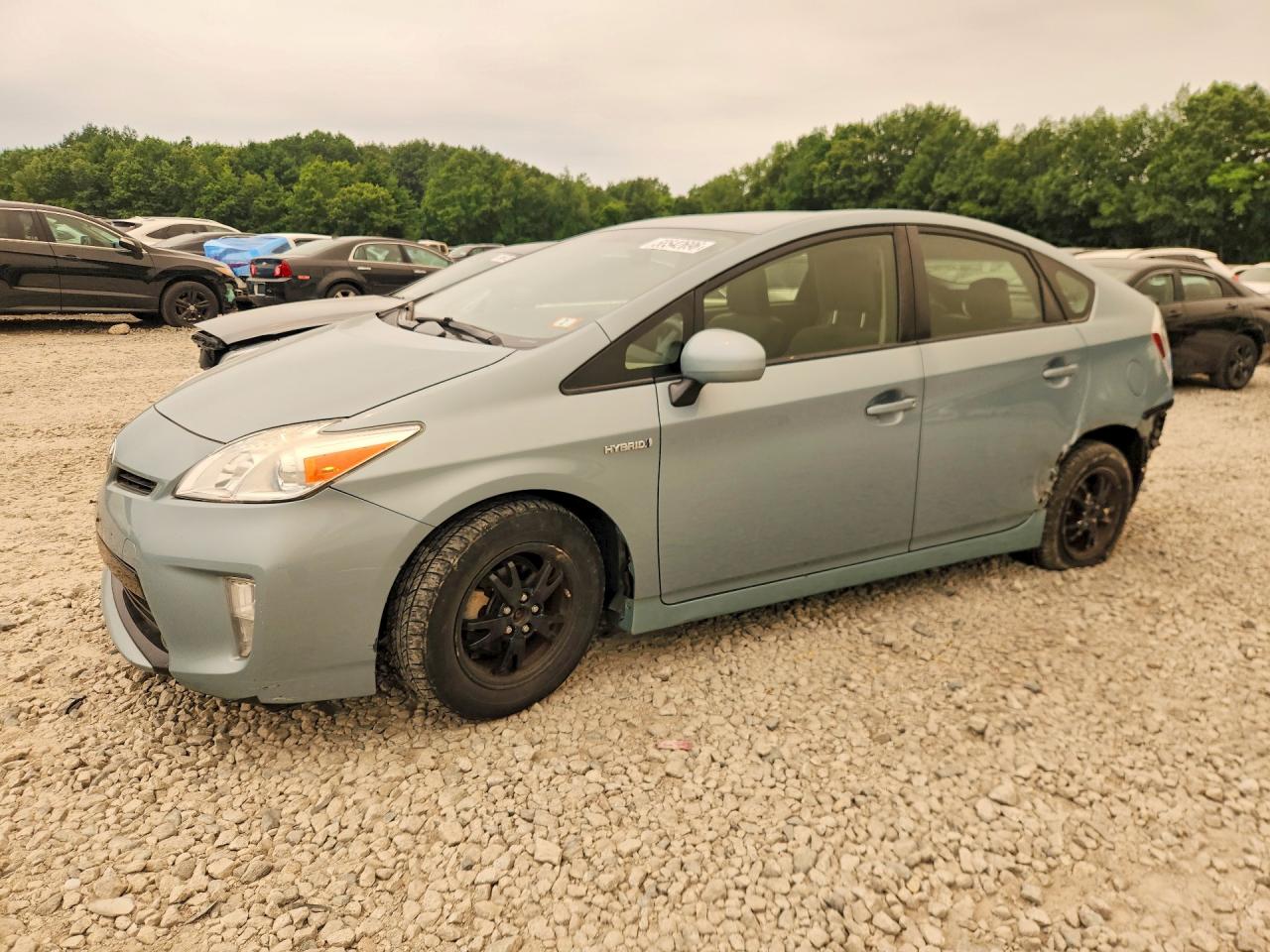 2014 Toyota Prius Two Turquoise vin: JTDKN3DU6E1789653