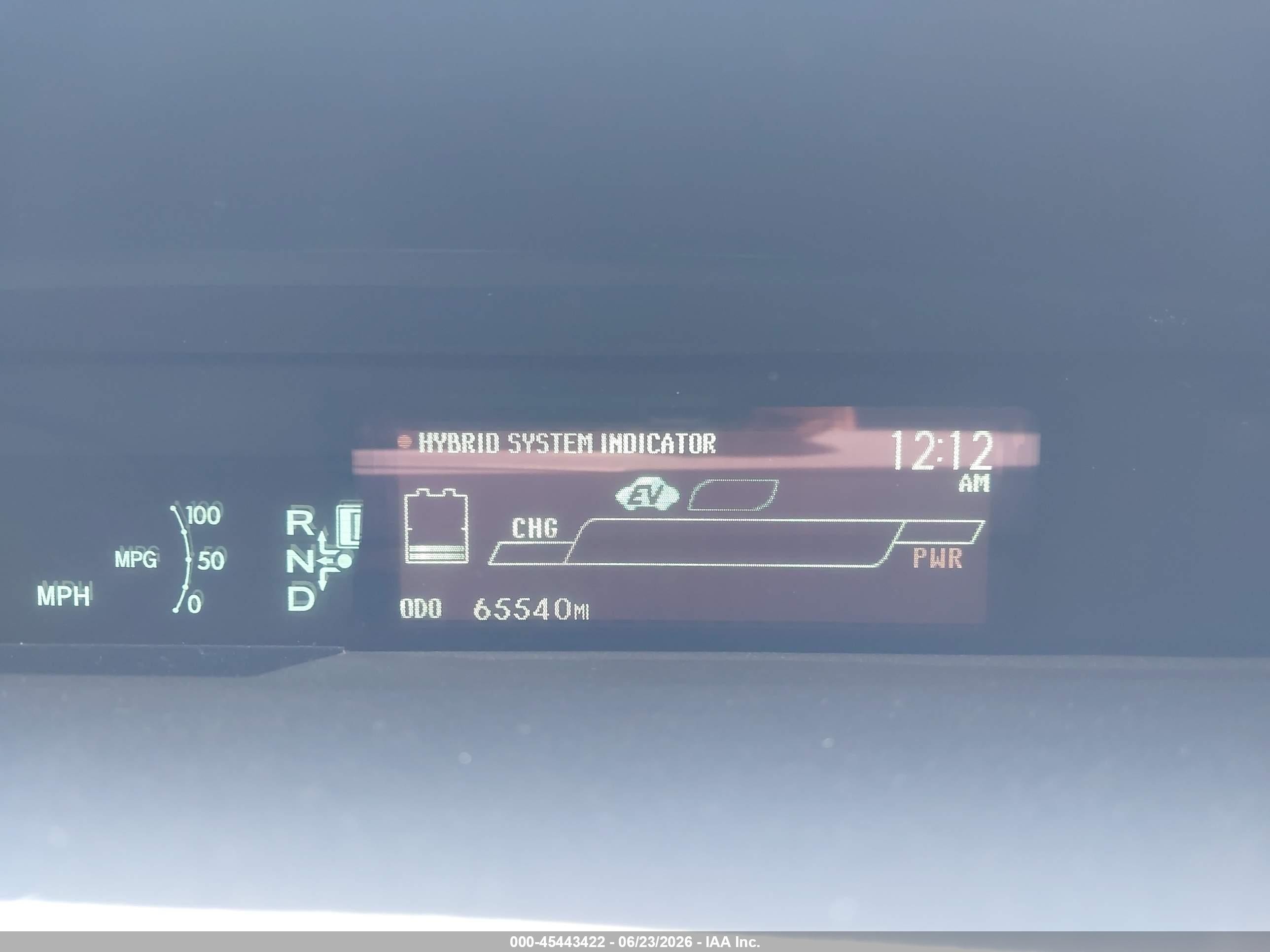 2014 Toyota Prius Two Blue vin: JTDKN3DU6E1809027