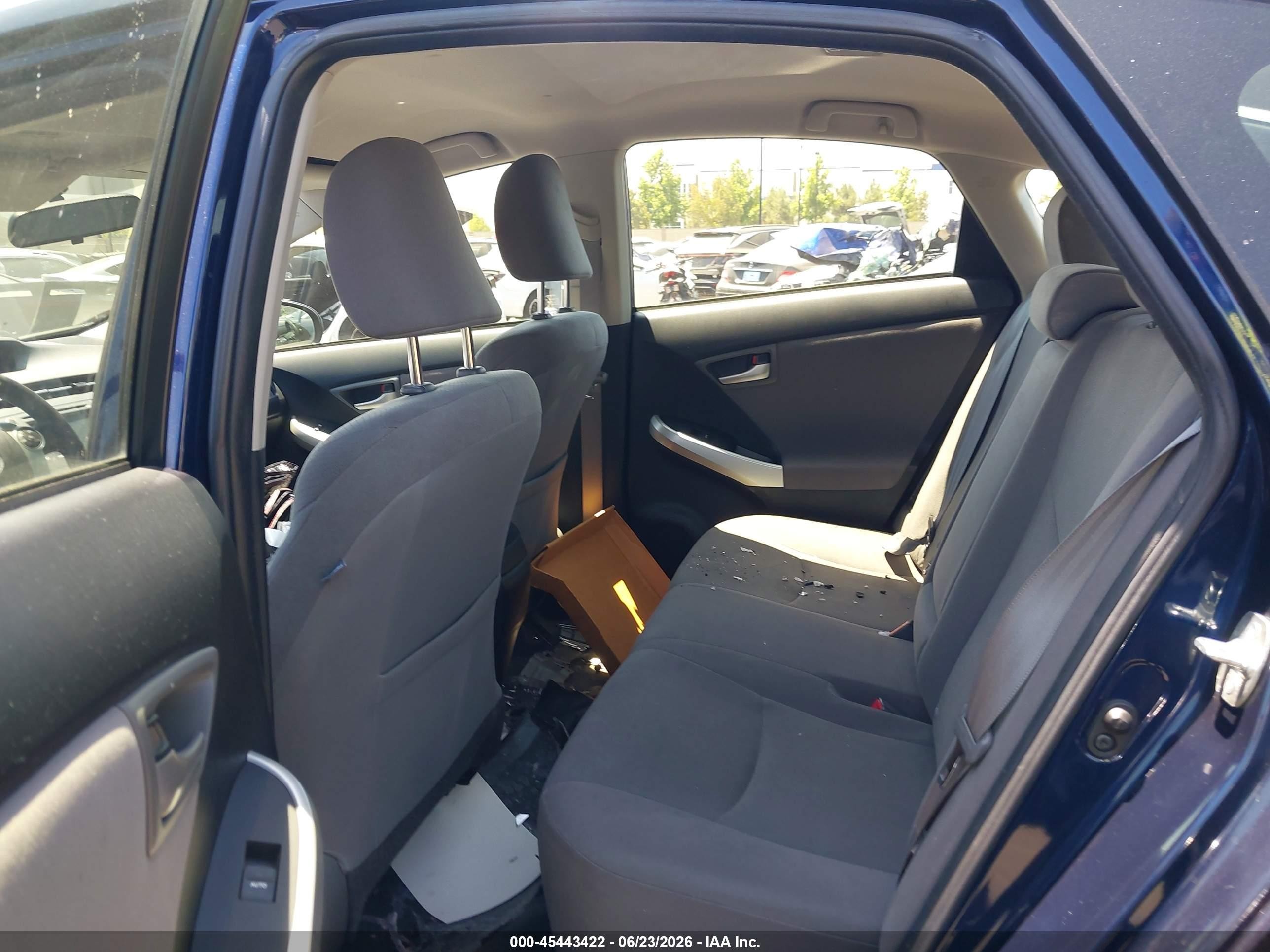 2014 Toyota Prius Two Blue vin: JTDKN3DU6E1809027