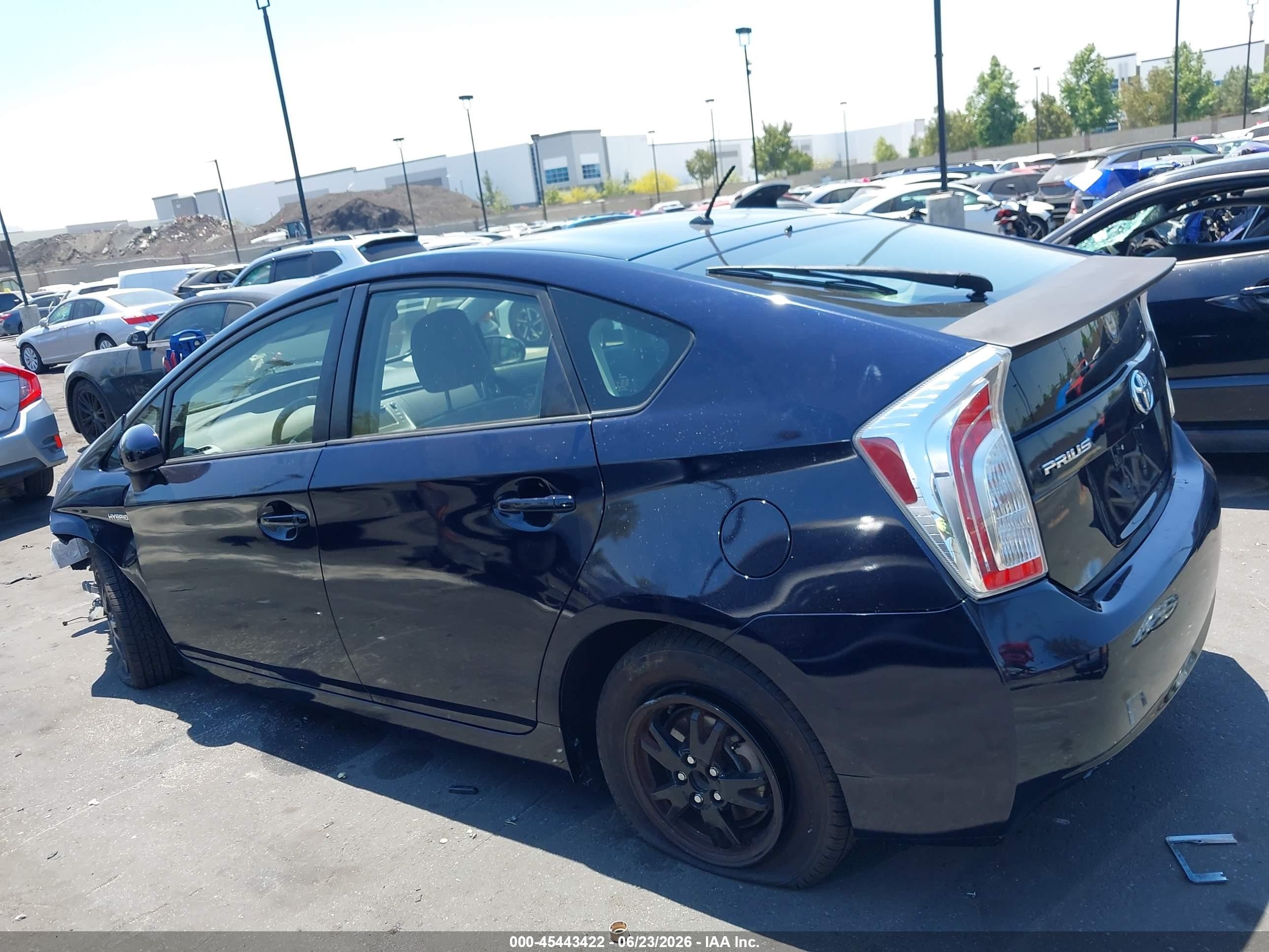 2014 Toyota Prius Two Blue vin: JTDKN3DU6E1809027