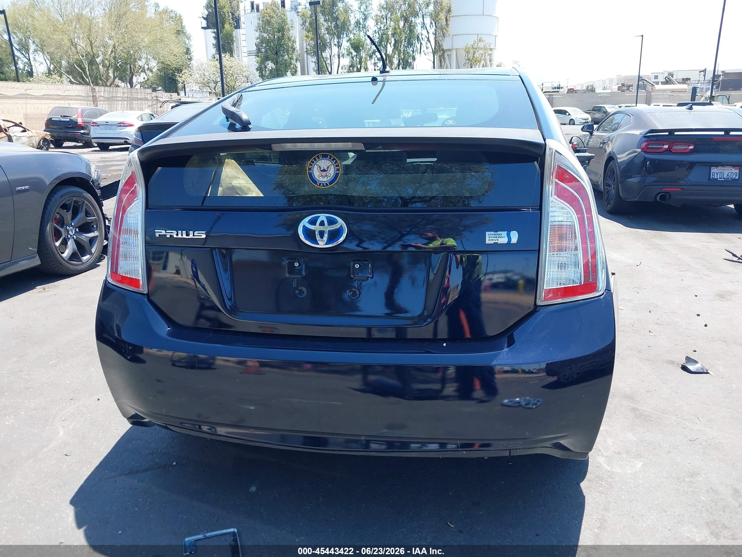 2014 Toyota Prius Two Blue vin: JTDKN3DU6E1809027