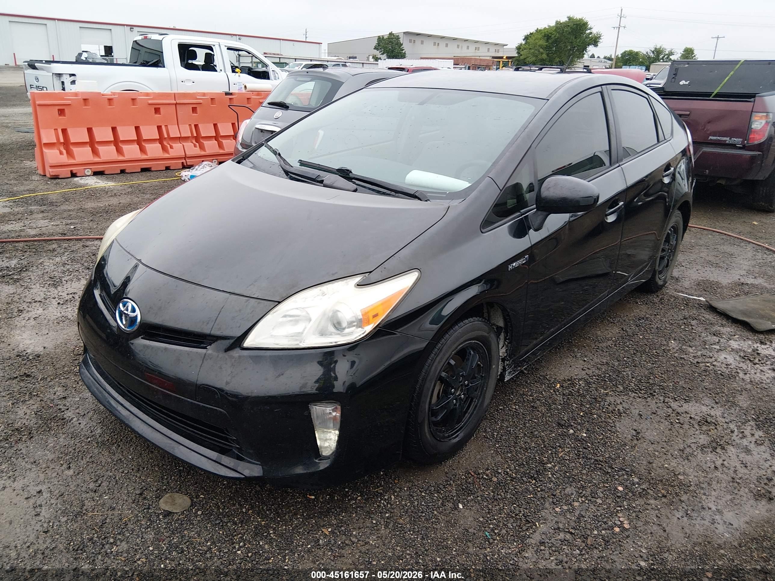 2014 Toyota Prius Two Black vin: JTDKN3DU6E1815894