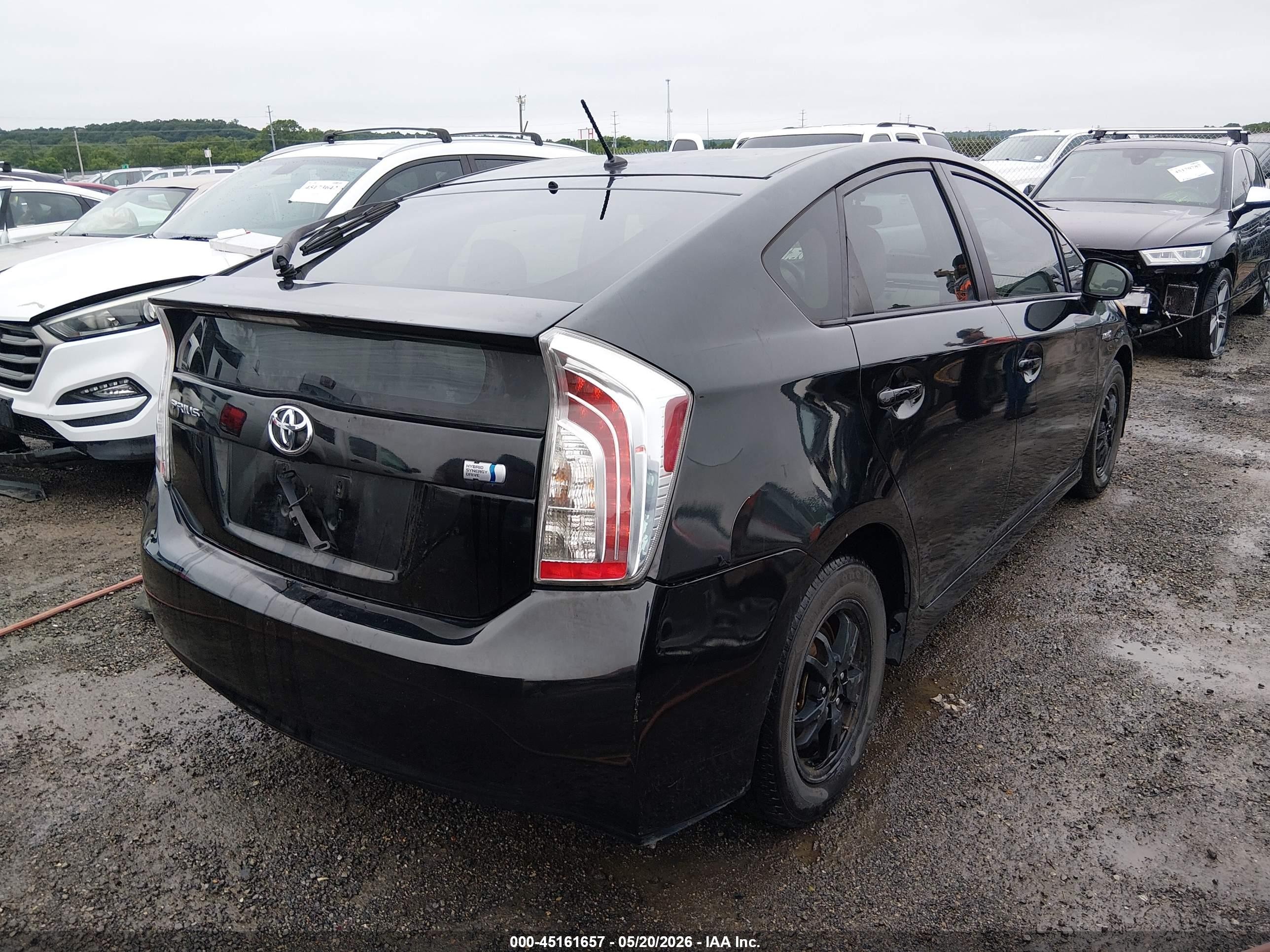 2014 Toyota Prius Two Black vin: JTDKN3DU6E1815894