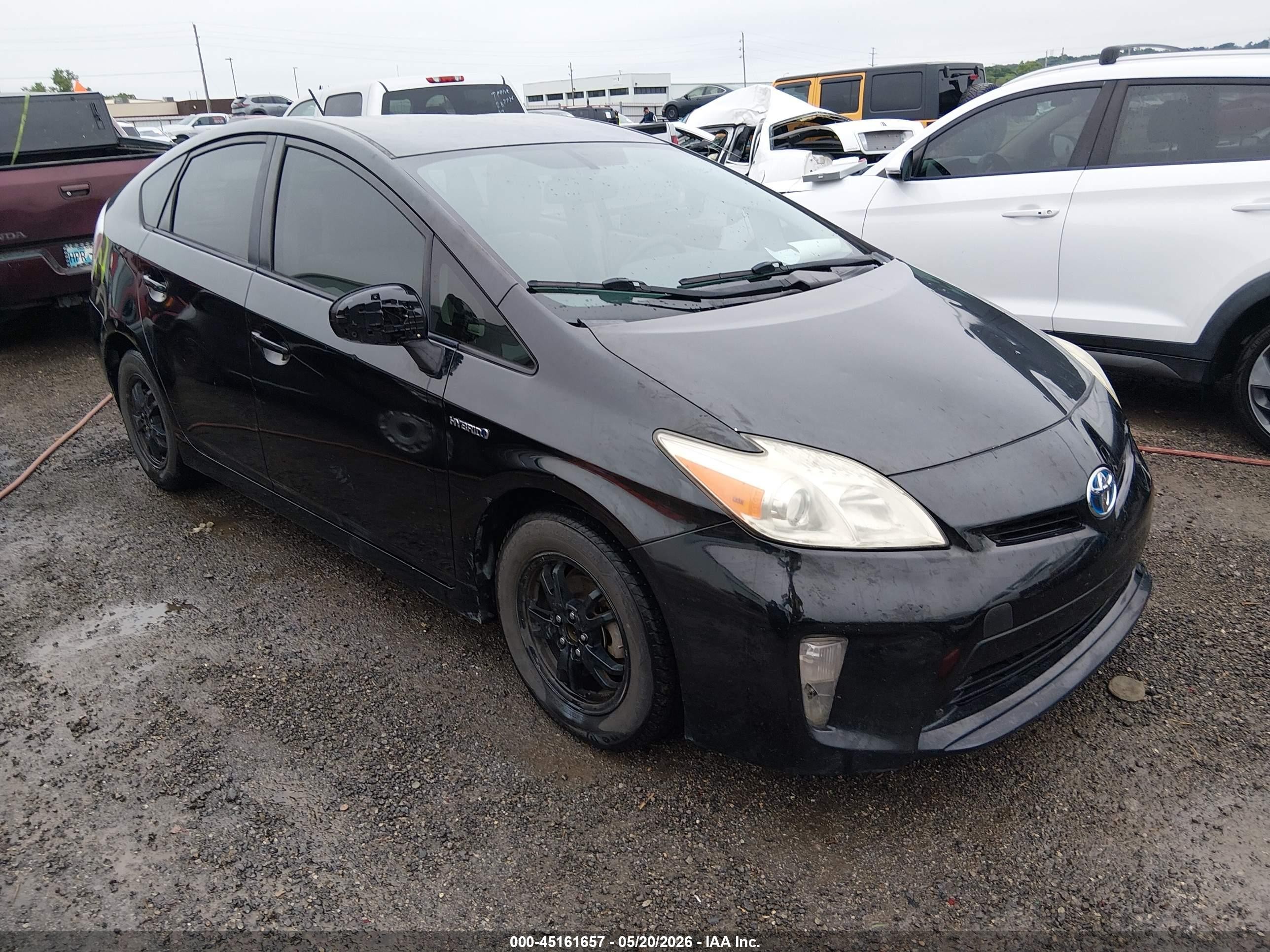 2014 Toyota Prius Two Черный vin: JTDKN3DU6E1815894