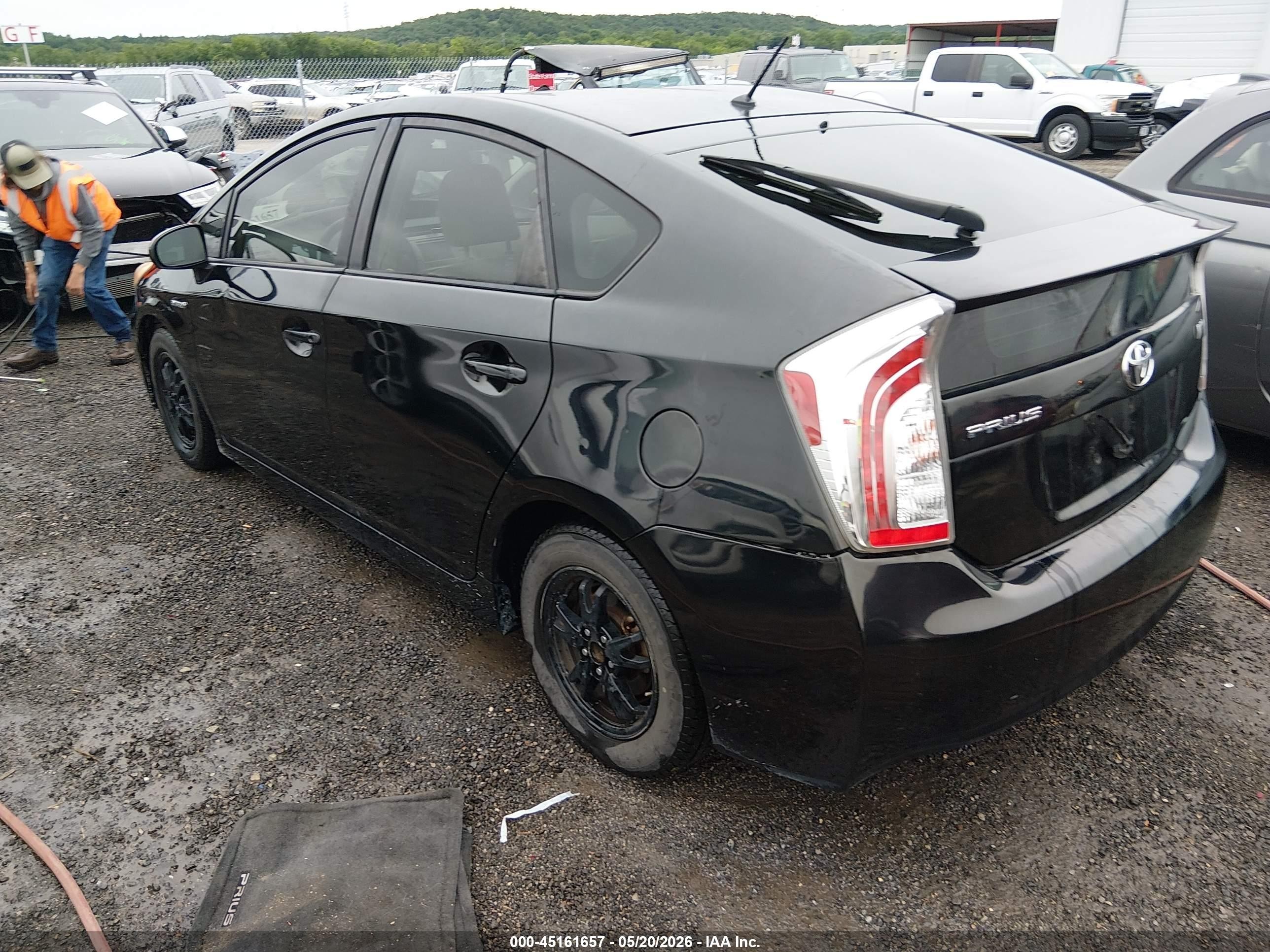 2014 Toyota Prius Two Black vin: JTDKN3DU6E1815894