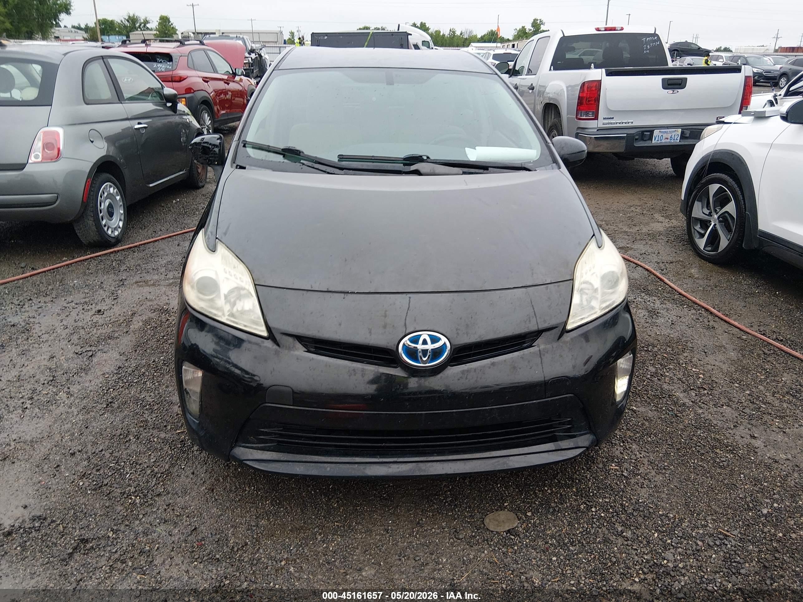 2014 Toyota Prius Two Black vin: JTDKN3DU6E1815894