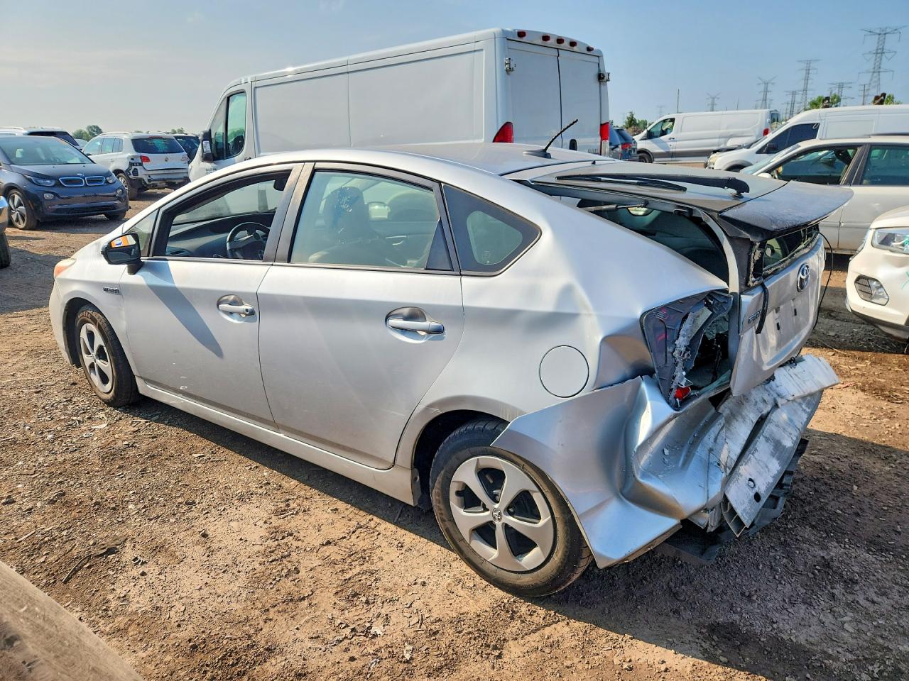 2014 Toyota Prius Four Silver vin: JTDKN3DU6E1838429
