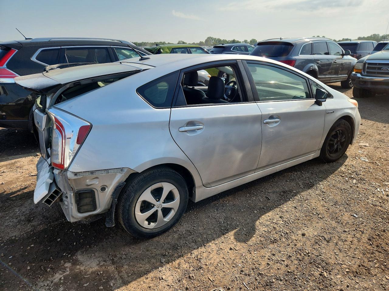 2014 Toyota Prius Four Silver vin: JTDKN3DU6E1838429