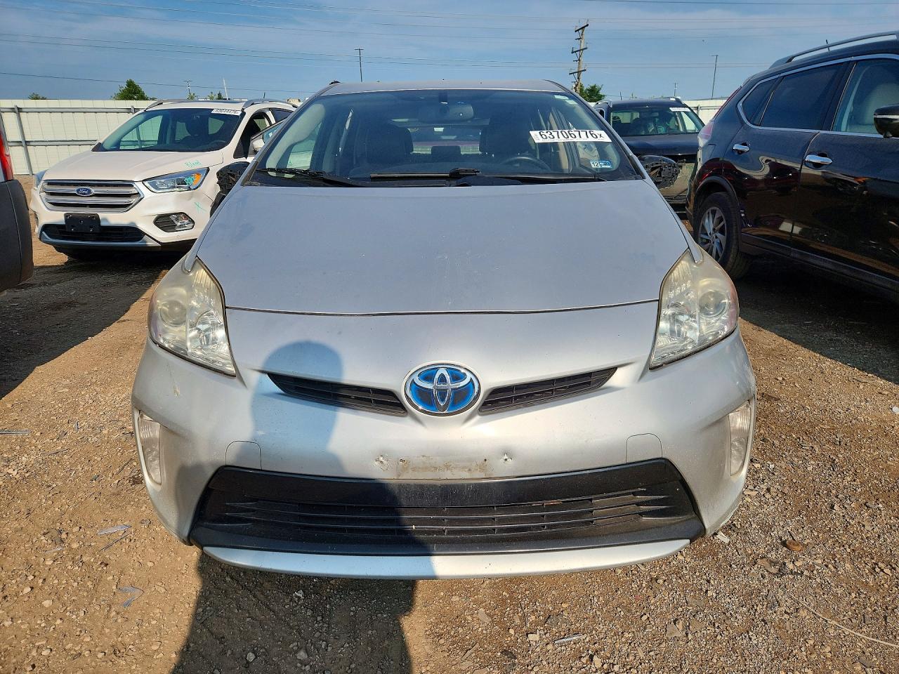 2014 Toyota Prius Four Silver vin: JTDKN3DU6E1838429