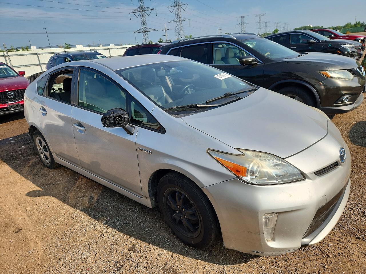2014 Toyota Prius Four Silver vin: JTDKN3DU6E1838429