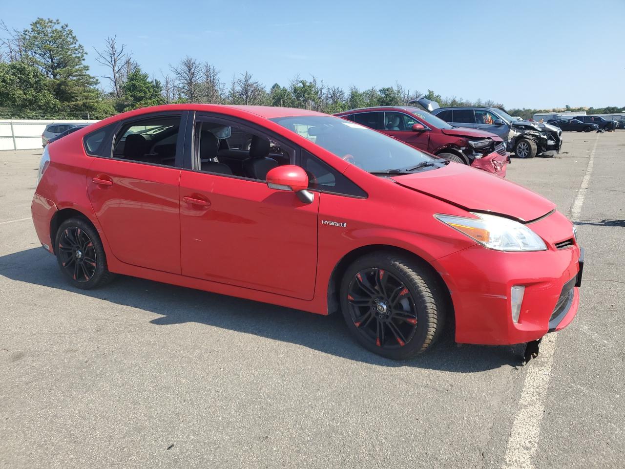 2015 Toyota Prius Persona Series Red vin: JTDKN3DU6F0404518