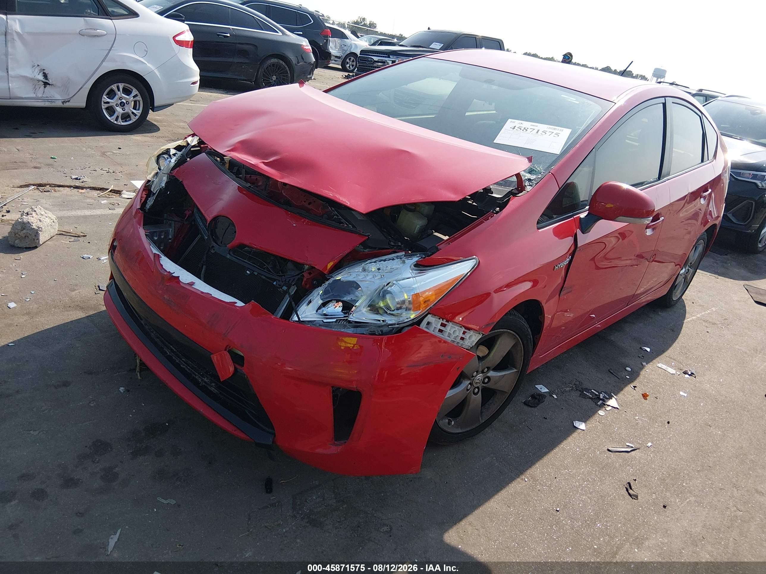 2015 Toyota Prius Persona Series Special Edition Red vin: JTDKN3DU6F0406110