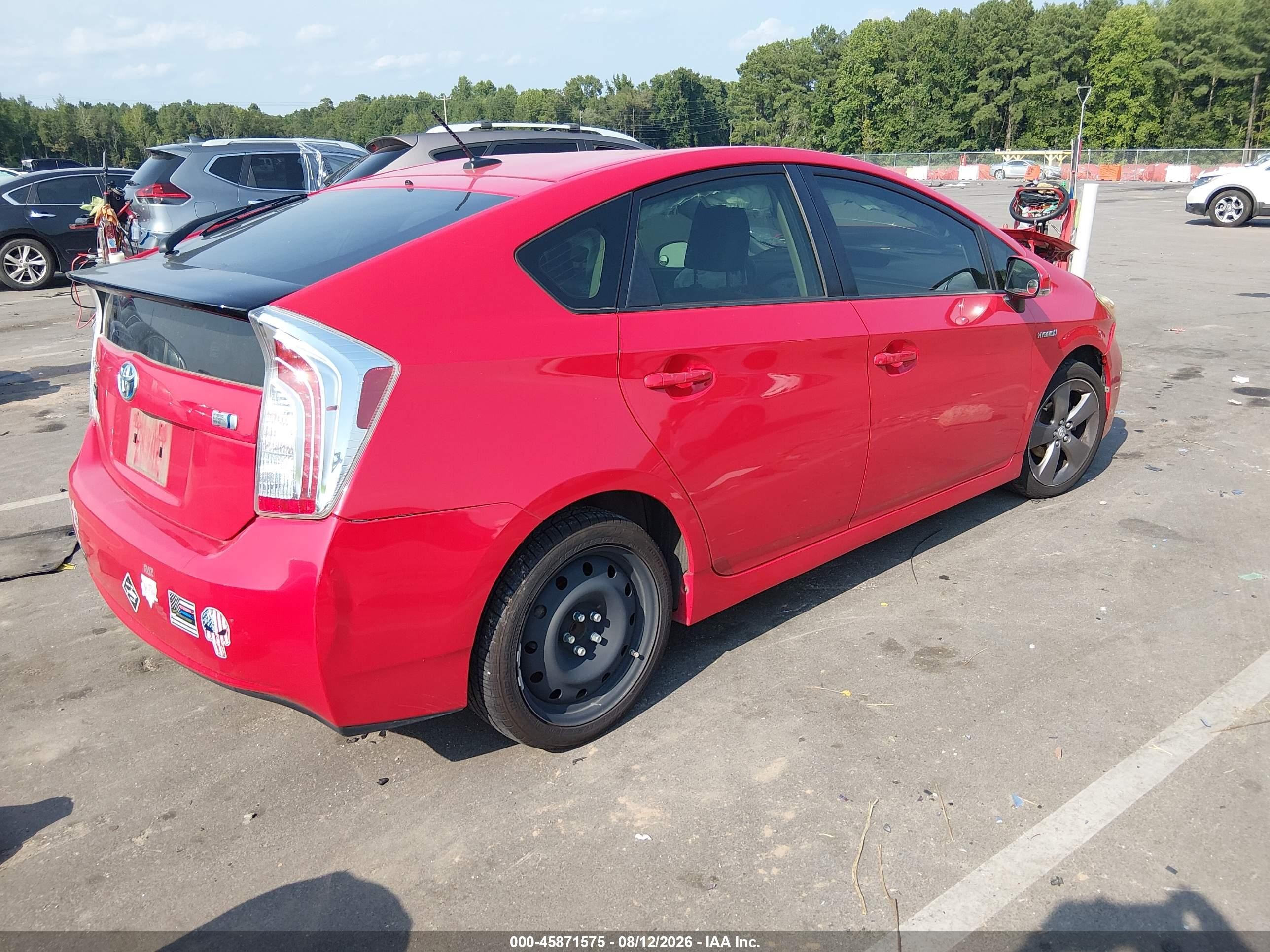 2015 Toyota Prius Persona Series Special Edition Red vin: JTDKN3DU6F0406110