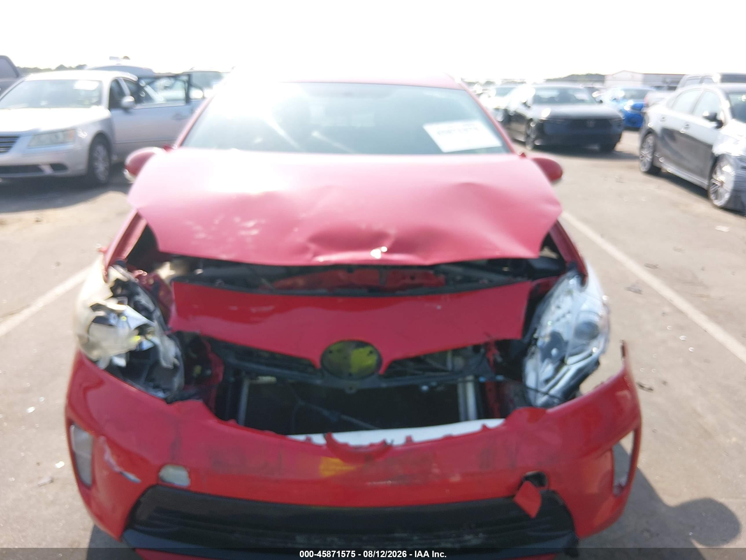 2015 Toyota Prius Persona Series Special Edition Red vin: JTDKN3DU6F0406110