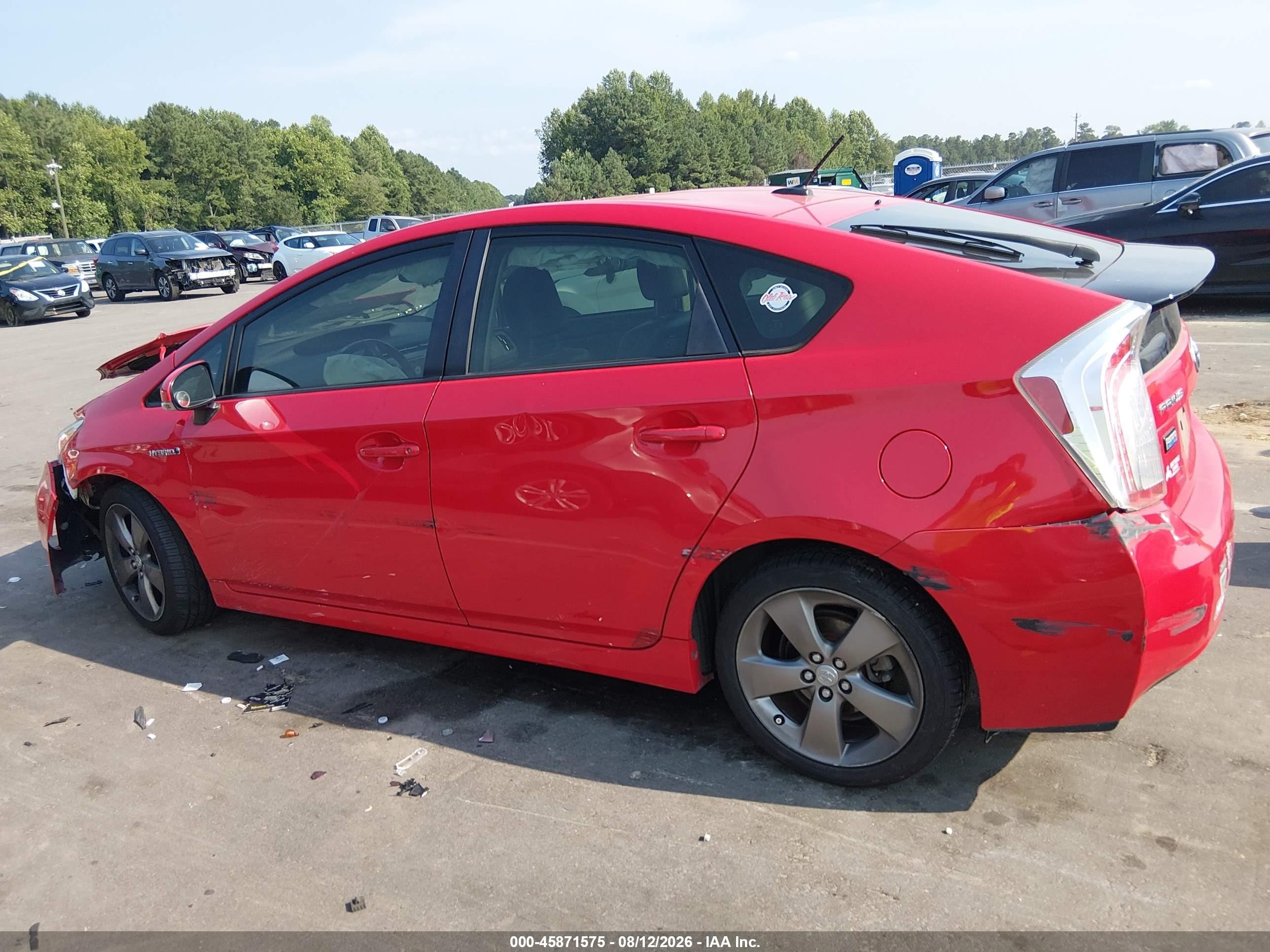 2015 Toyota Prius Persona Series Special Edition Red vin: JTDKN3DU6F0406110