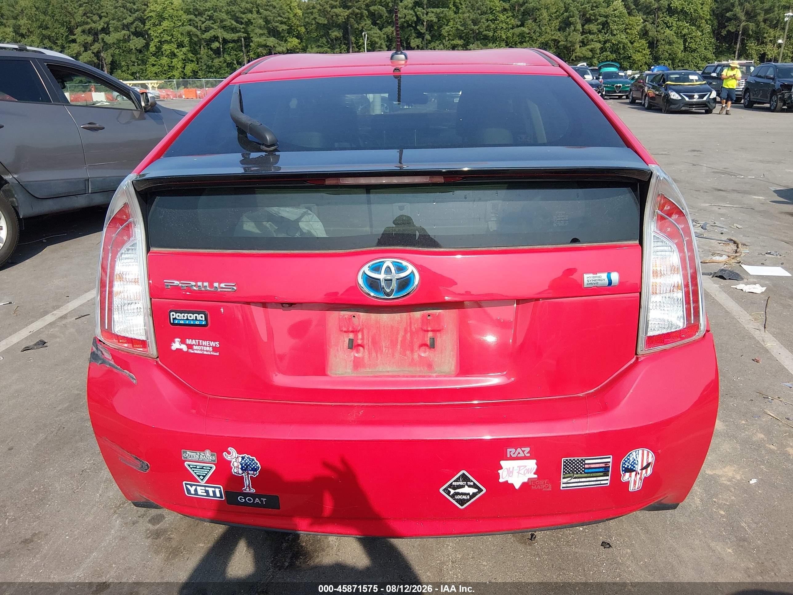 2015 Toyota Prius Persona Series Special Edition Red vin: JTDKN3DU6F0406110