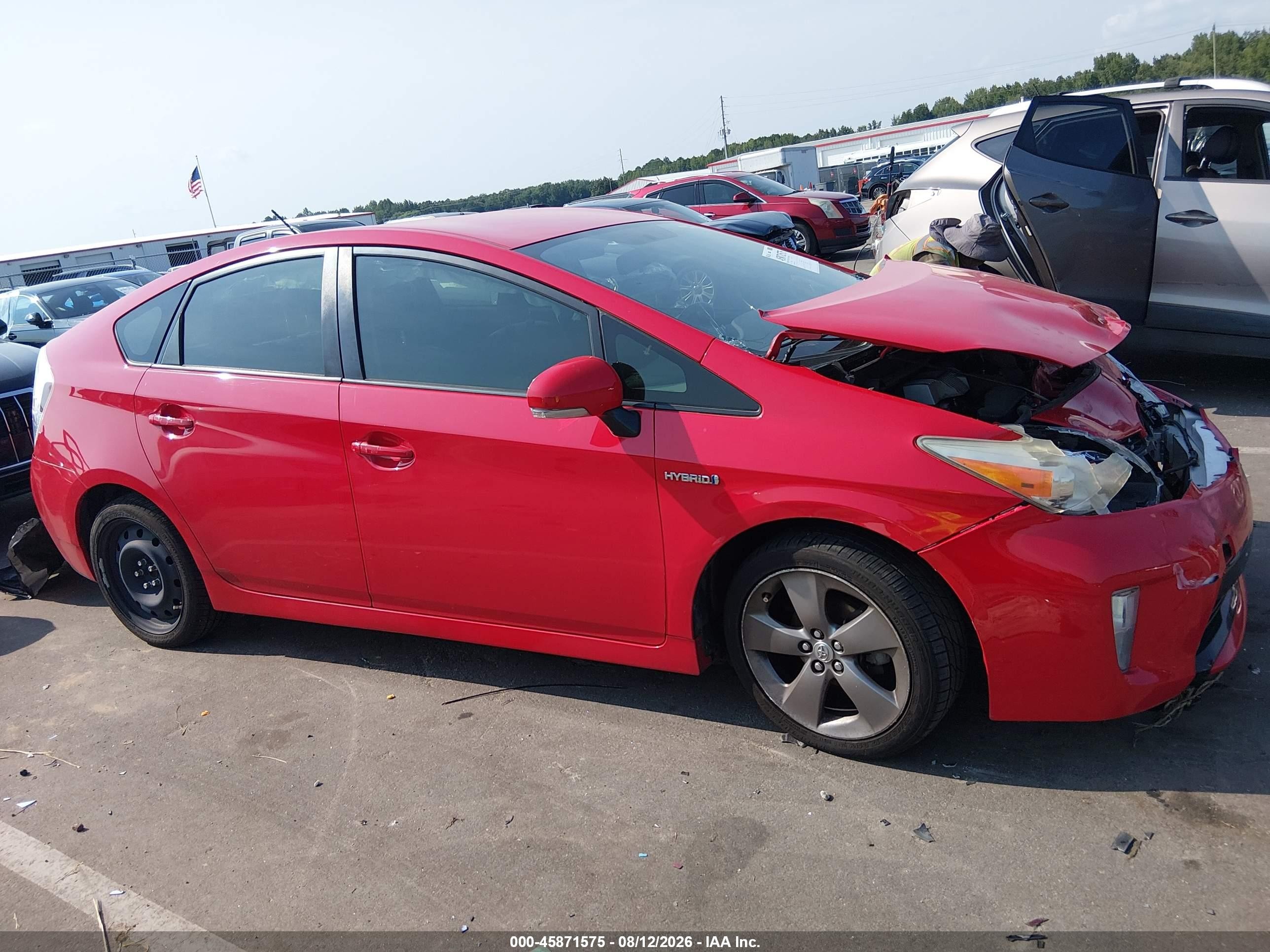 2015 Toyota Prius Persona Series Special Edition Red vin: JTDKN3DU6F0406110