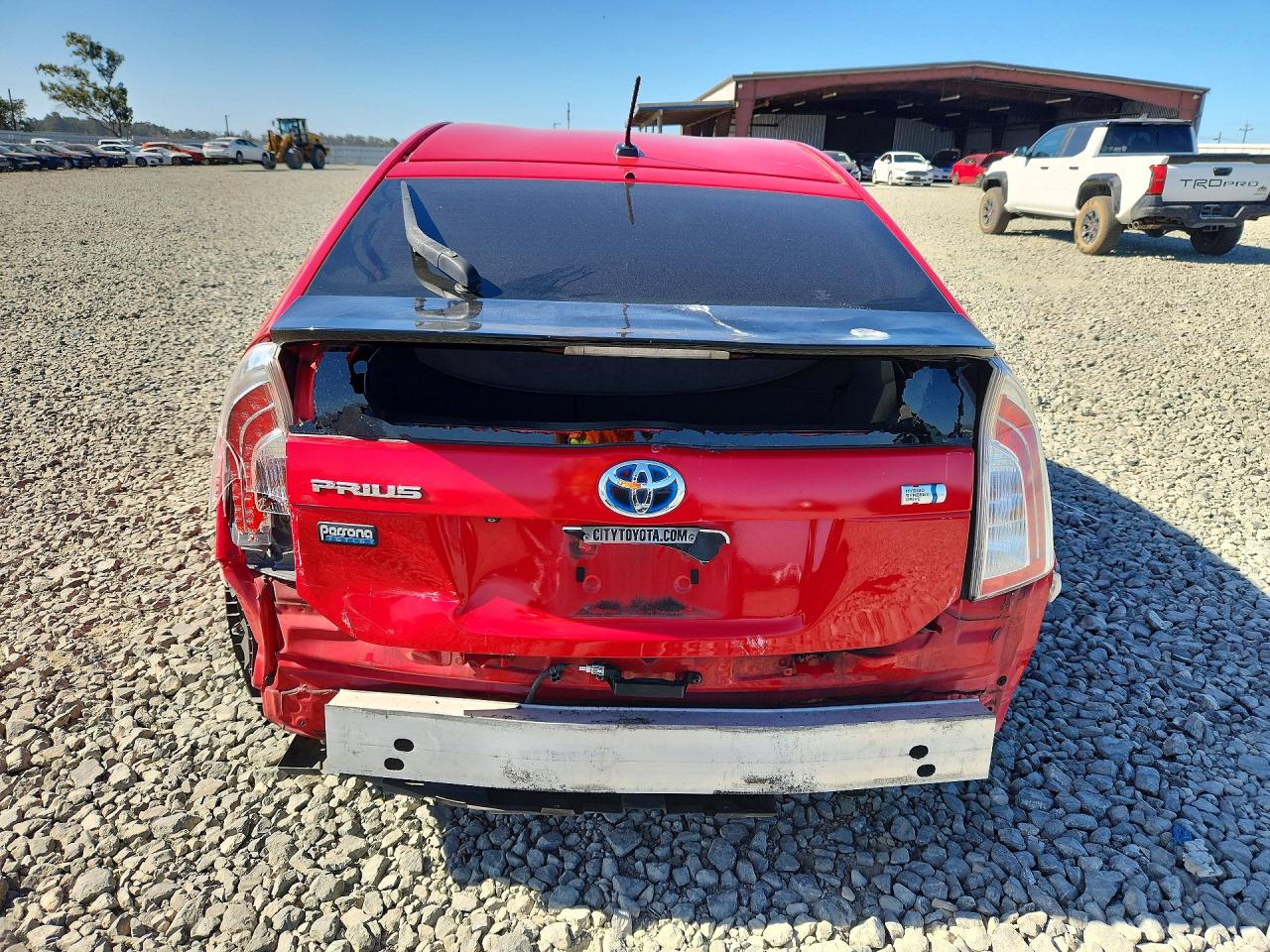 2015 Toyota Prius Persona Series Red vin: JTDKN3DU6F0415132