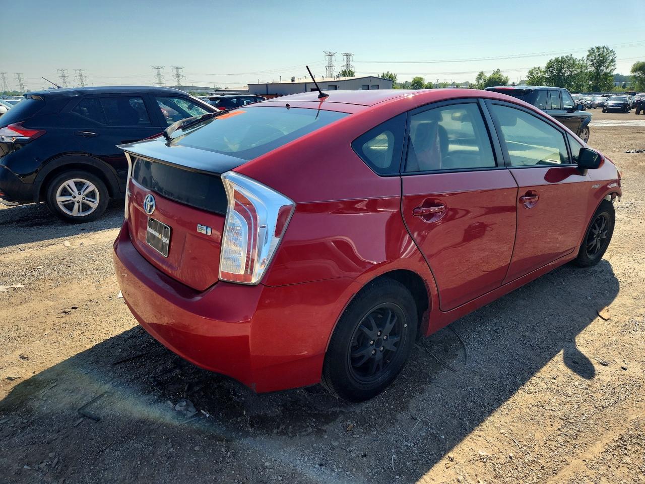 2015 Toyota Prius Two Red vin: JTDKN3DU6F0425496