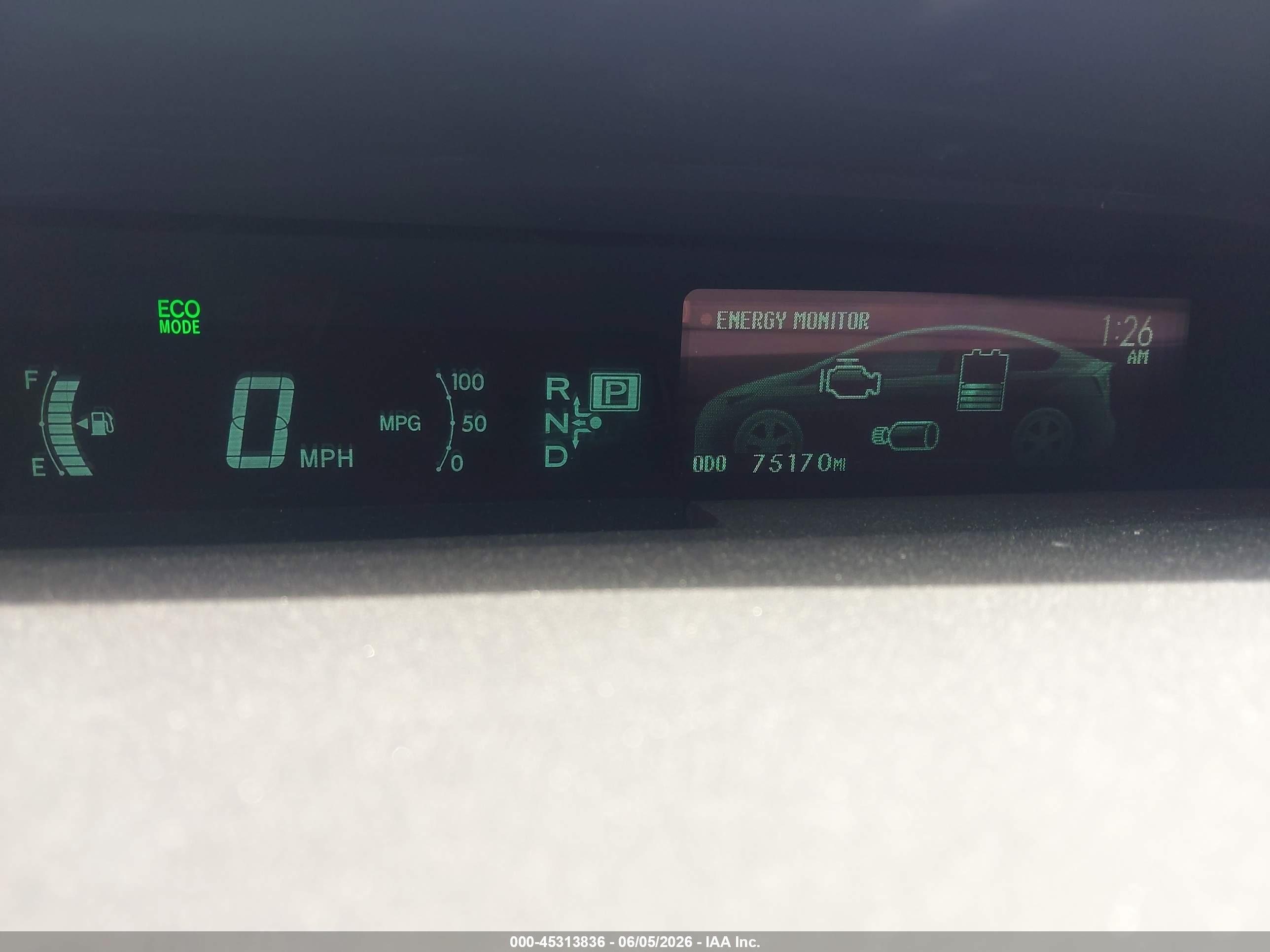 2015 Toyota Prius Two Gray vin: JTDKN3DU6F0439818