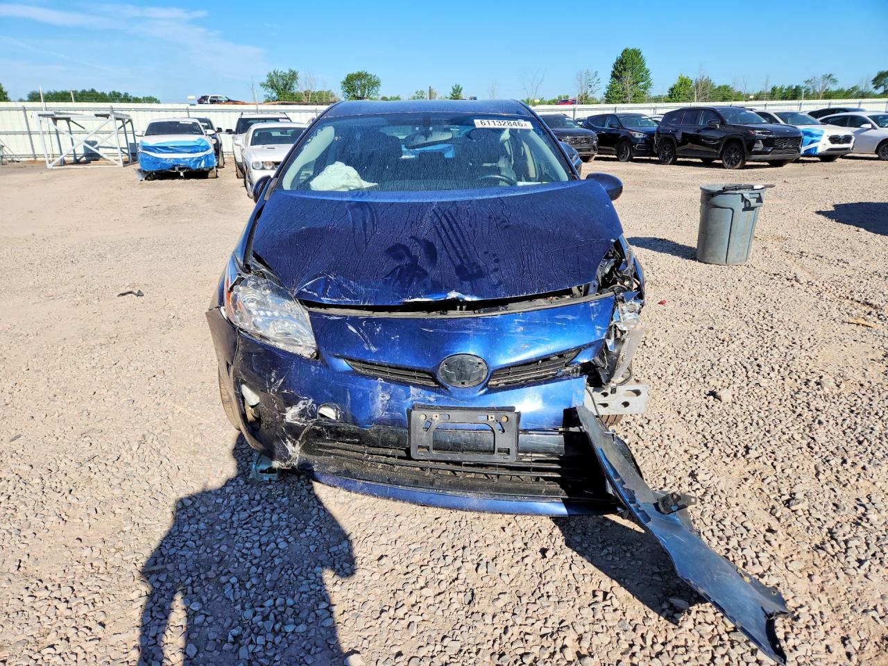2015 Toyota Prius Four Blue vin: JTDKN3DU6F0466405