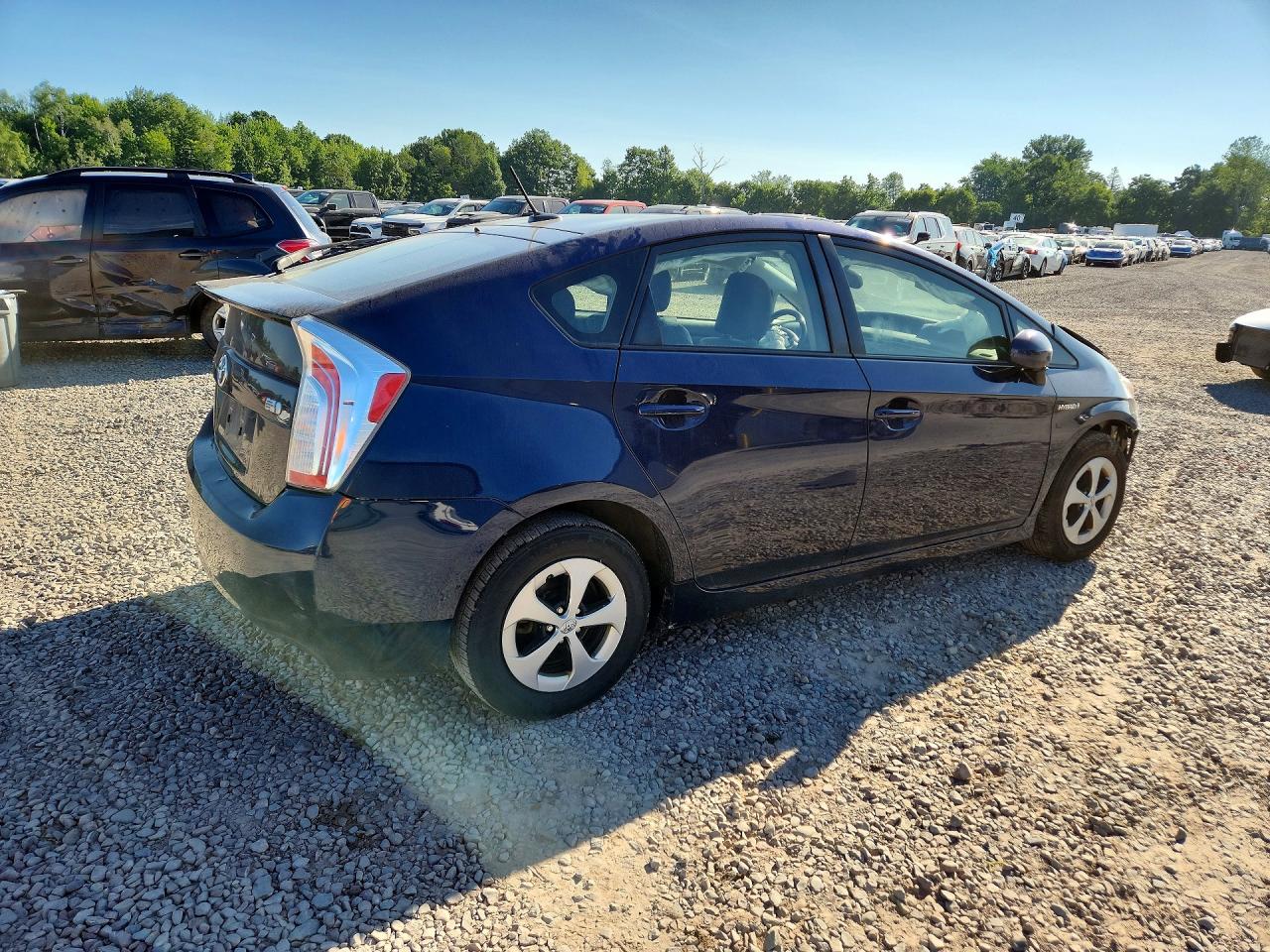 2015 Toyota Prius Four Blue vin: JTDKN3DU6F0466405