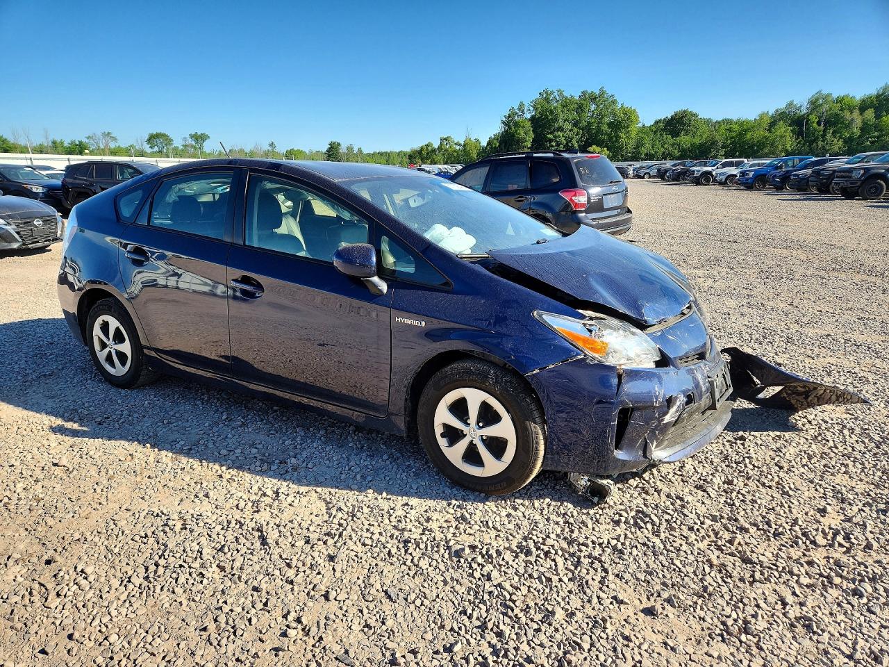 2015 Toyota Prius Four Blue vin: JTDKN3DU6F0466405
