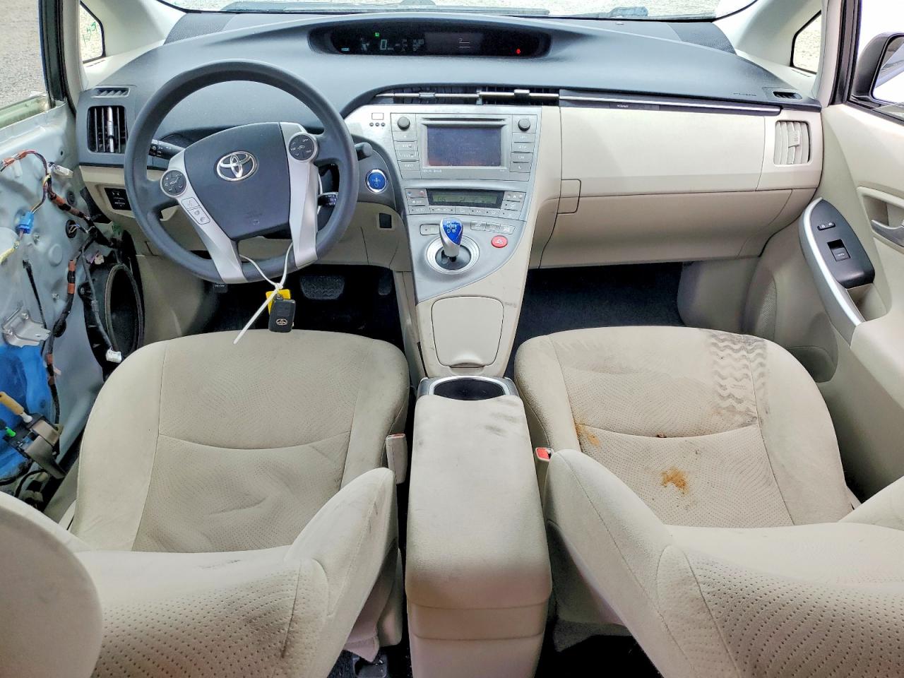 2015 Toyota Prius Three White vin: JTDKN3DU6F1874137