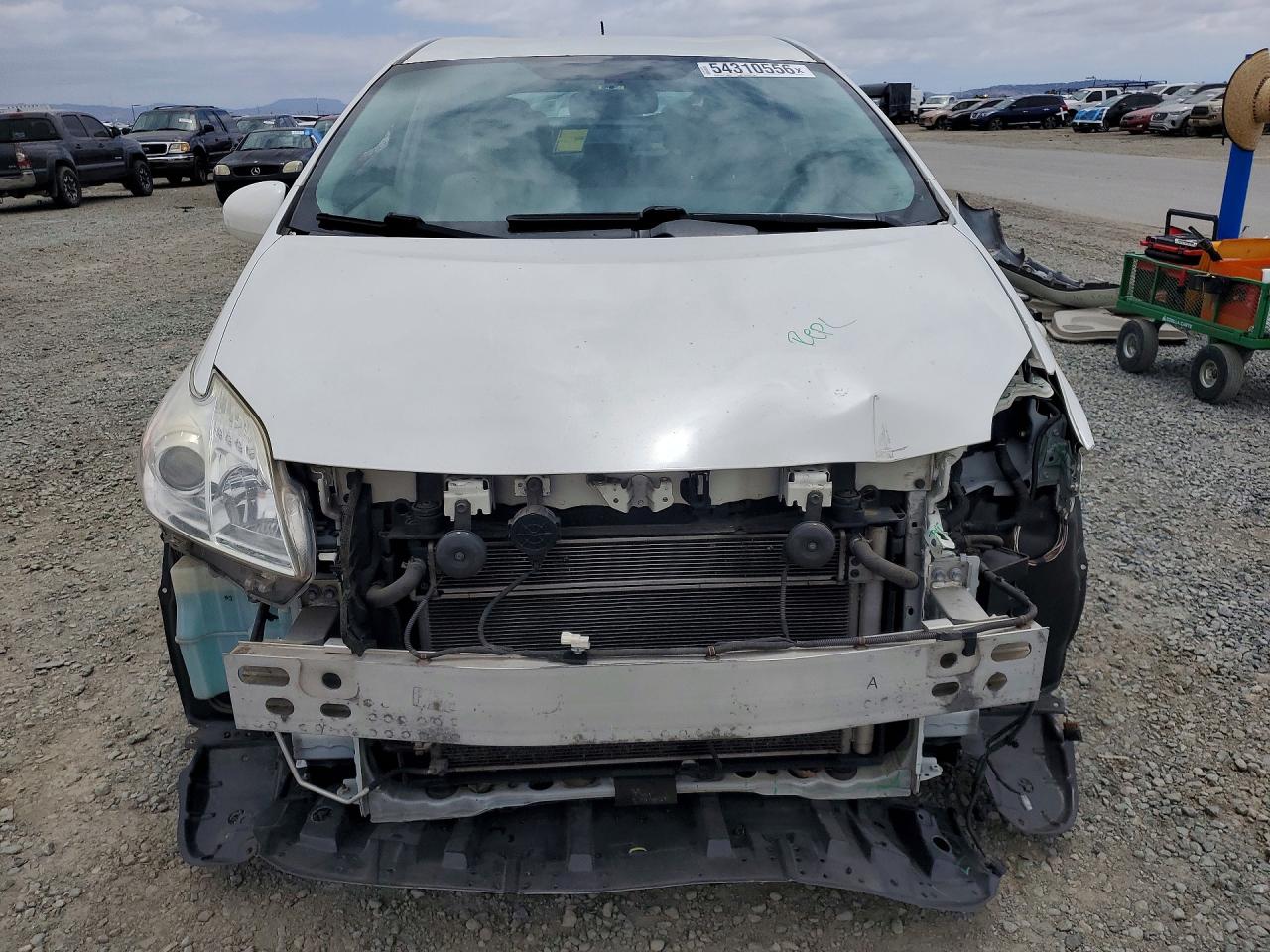 2015 Toyota Prius Three White vin: JTDKN3DU6F1874137