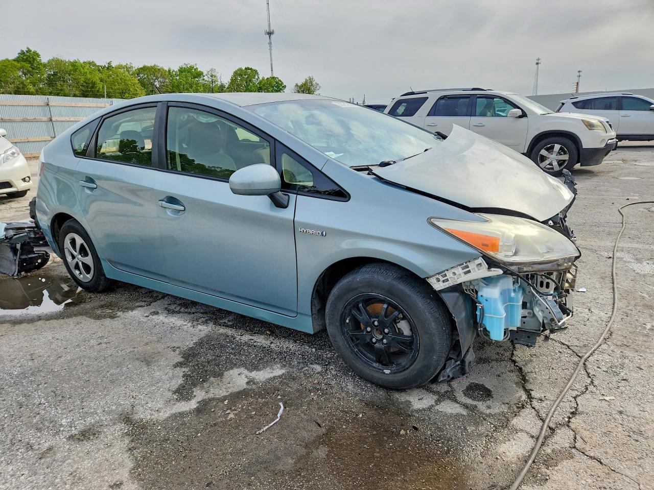 2015 Toyota Prius Two Teal vin: JTDKN3DU6F1874669