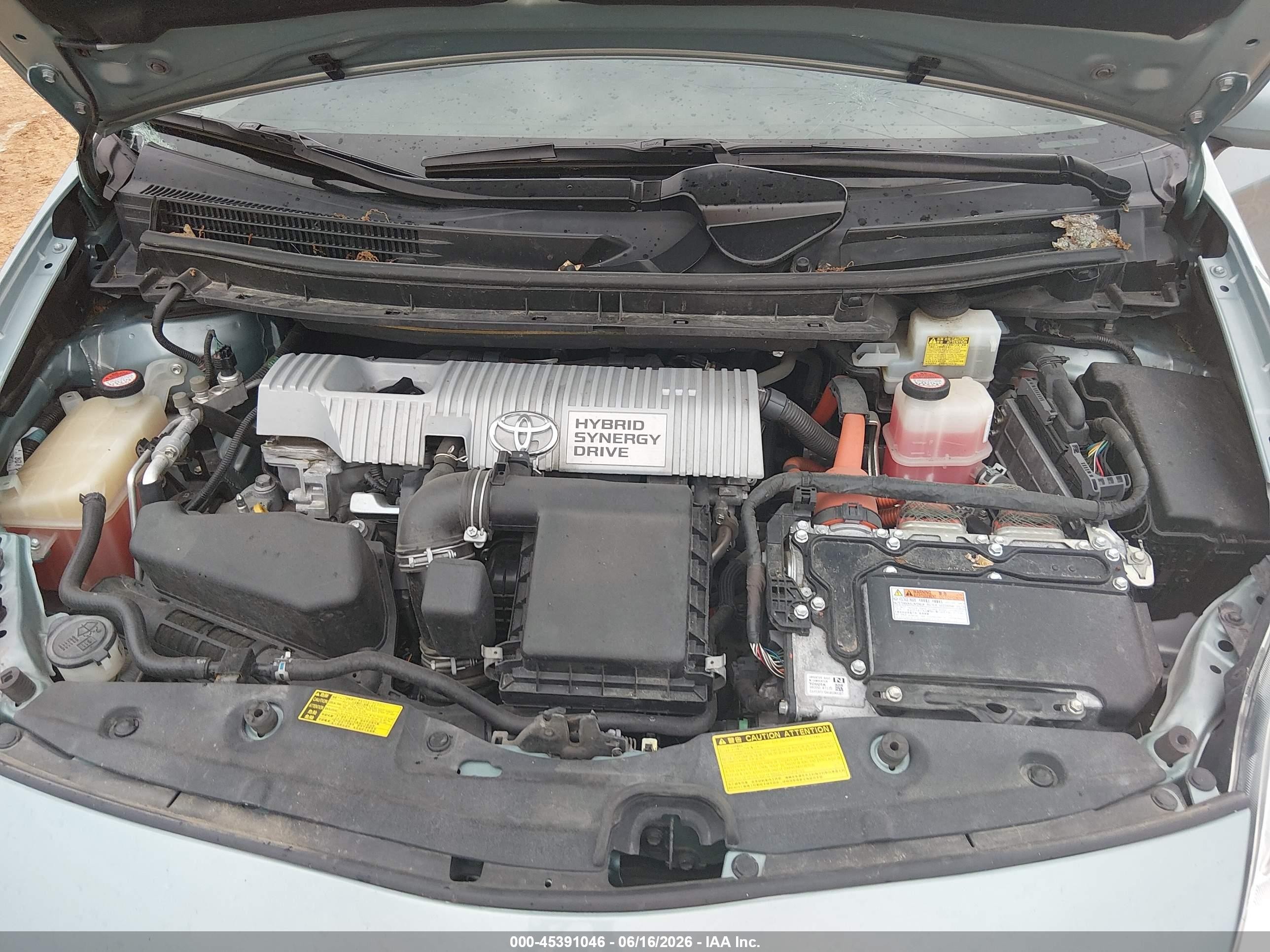 2015 Toyota Prius Three Turquoise vin: JTDKN3DU6F1875031