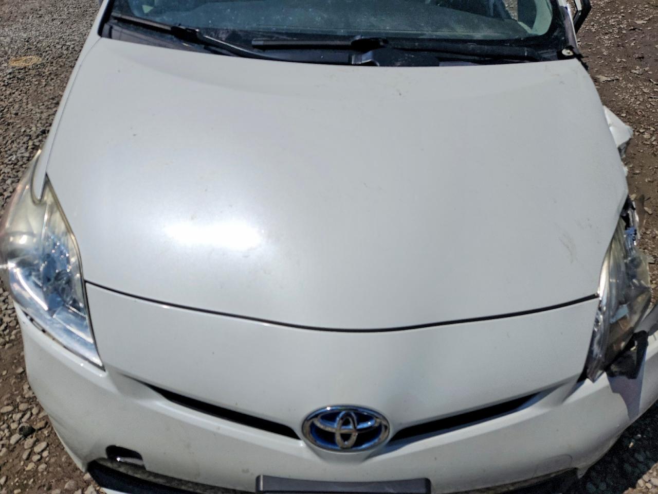 2015 Toyota Prius Three White vin: JTDKN3DU6F1889415