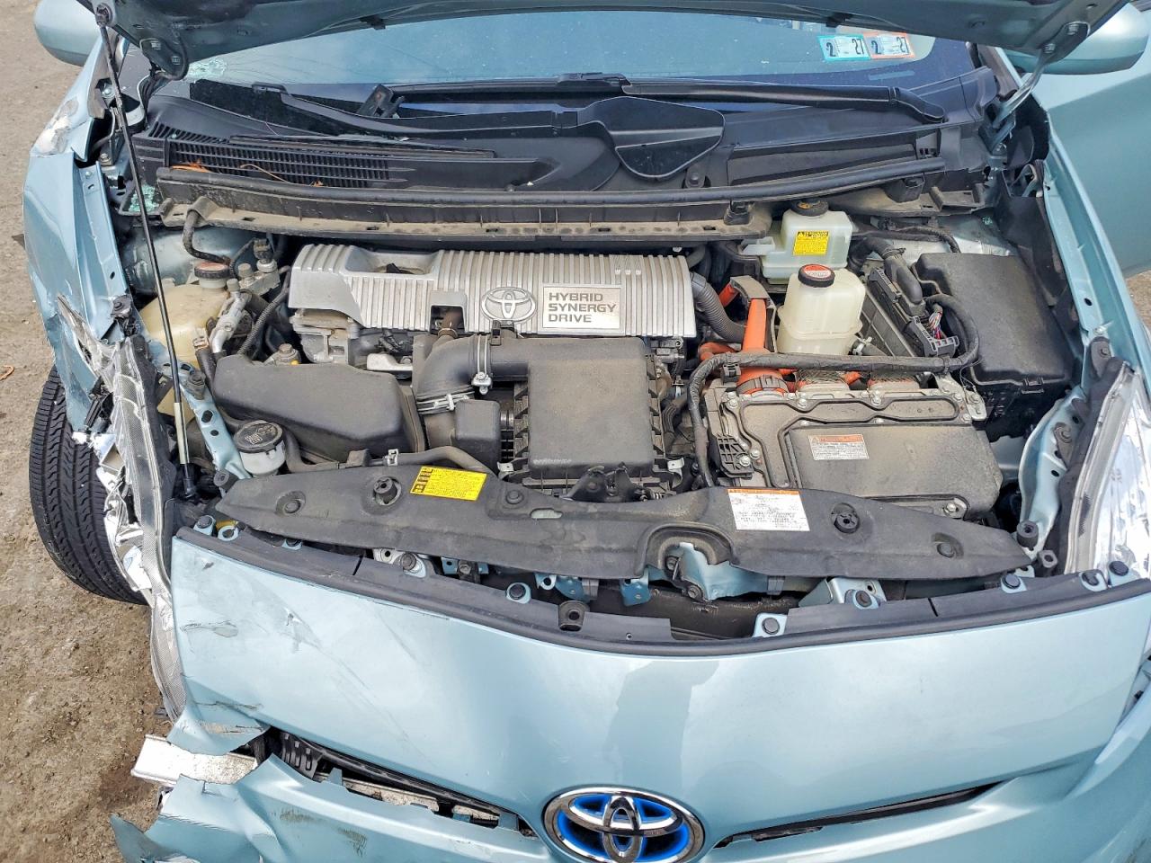 2015 Toyota Prius Two Teal vin: JTDKN3DU6F1898681