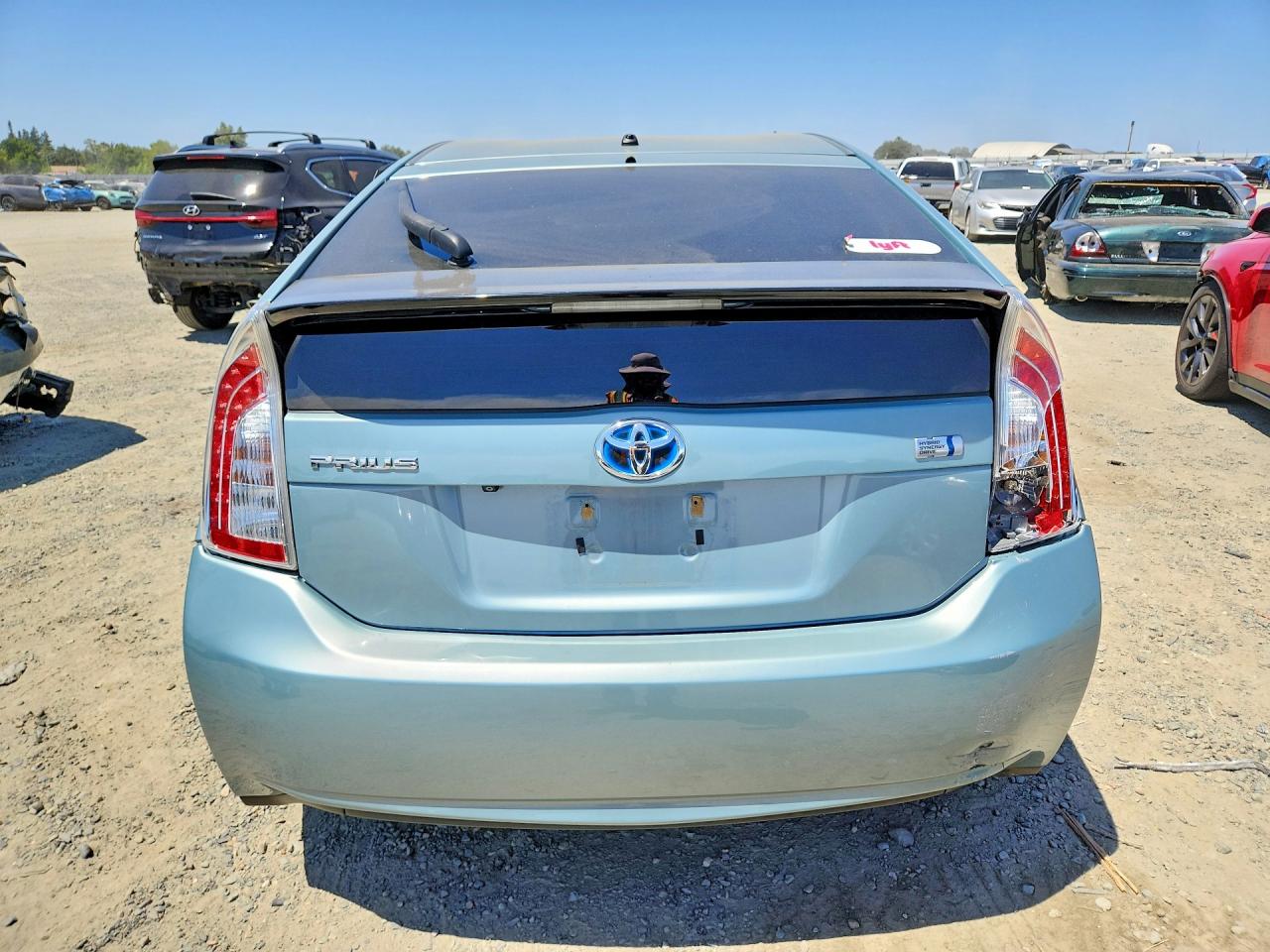 2015 Toyota Prius Two Turquoise vin: JTDKN3DU6F1904348