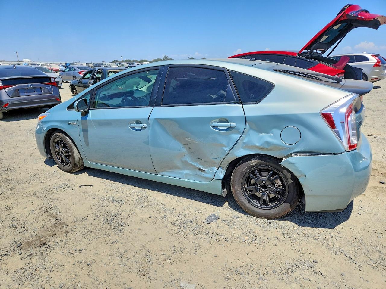 2015 Toyota Prius Two Turquoise vin: JTDKN3DU6F1904348