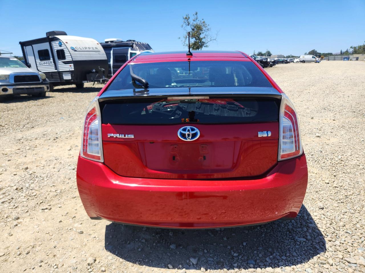 2015 Toyota Prius Four Red vin: JTDKN3DU6F1904706