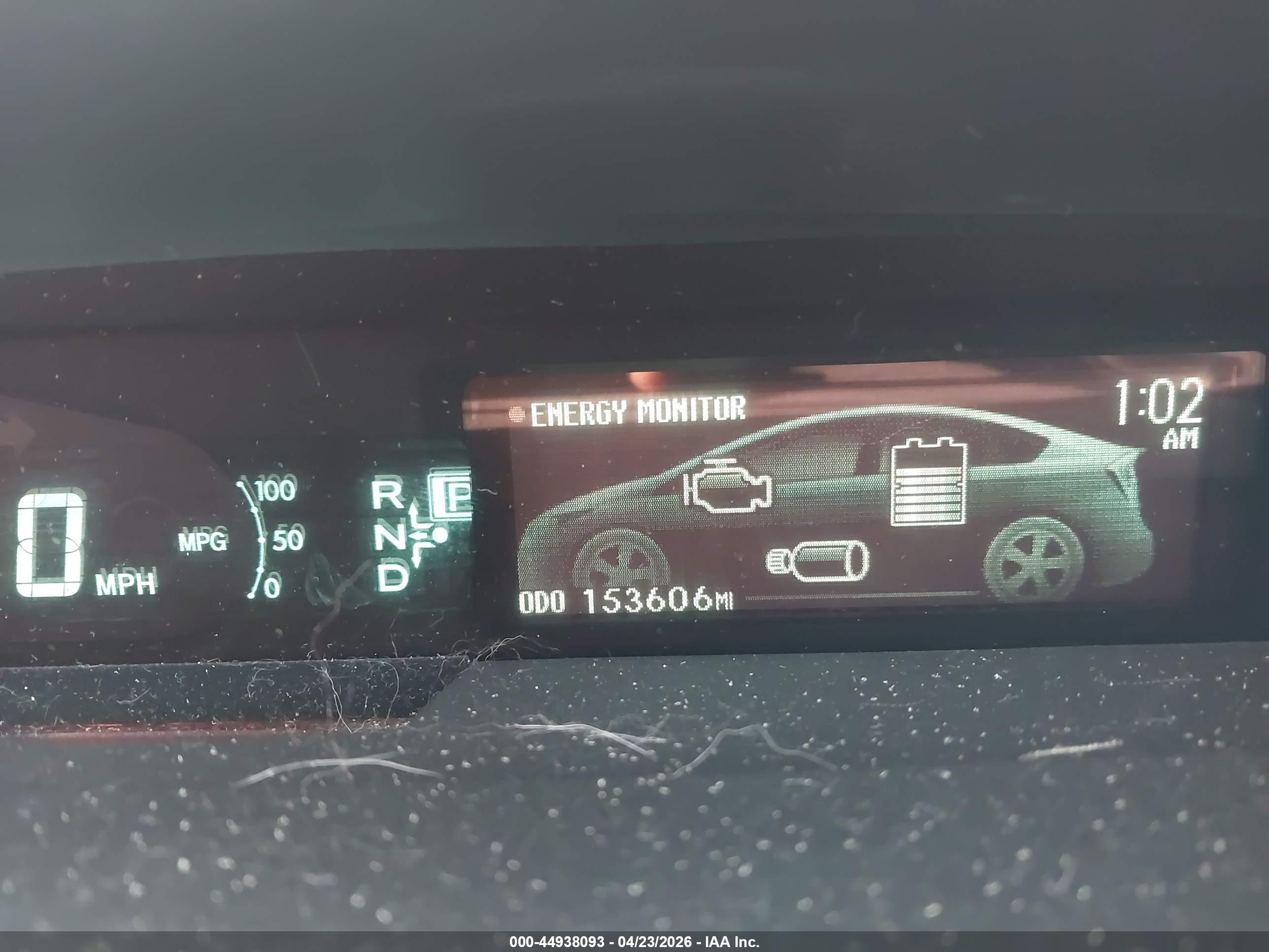 2015 Toyota Prius Four Gray vin: JTDKN3DU6F1910604