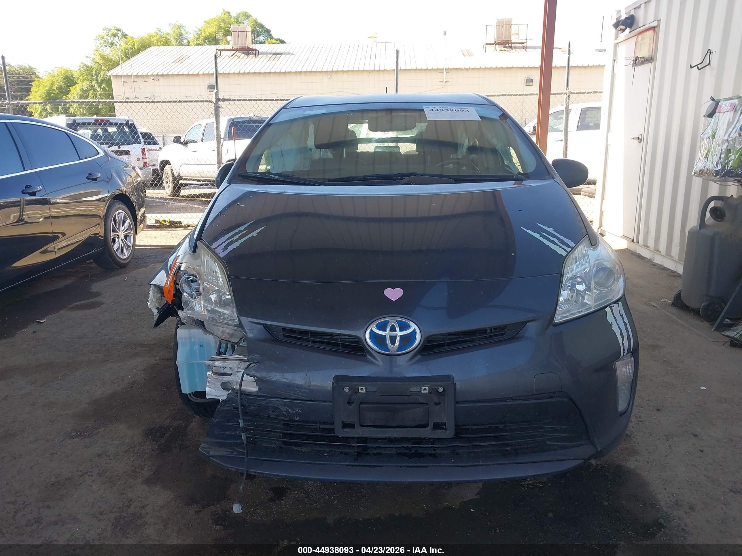 2015 Toyota Prius Four Gray vin: JTDKN3DU6F1910604